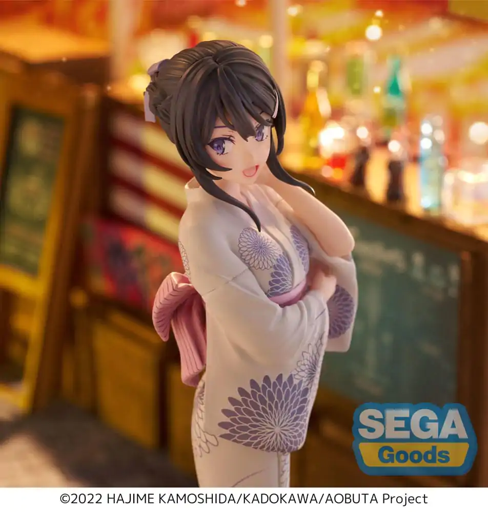 Rascal Does Not Dream of Bunny Girl Senpai Luminasta PVC Soška Mai Sakurajima Yukata 22 cm fotografii produktu