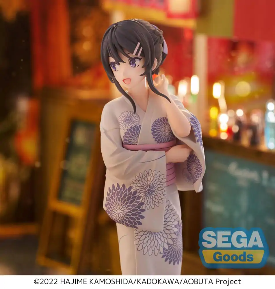 Rascal Does Not Dream of Bunny Girl Senpai Luminasta PVC Soška Mai Sakurajima Yukata 22 cm fotografii produktu