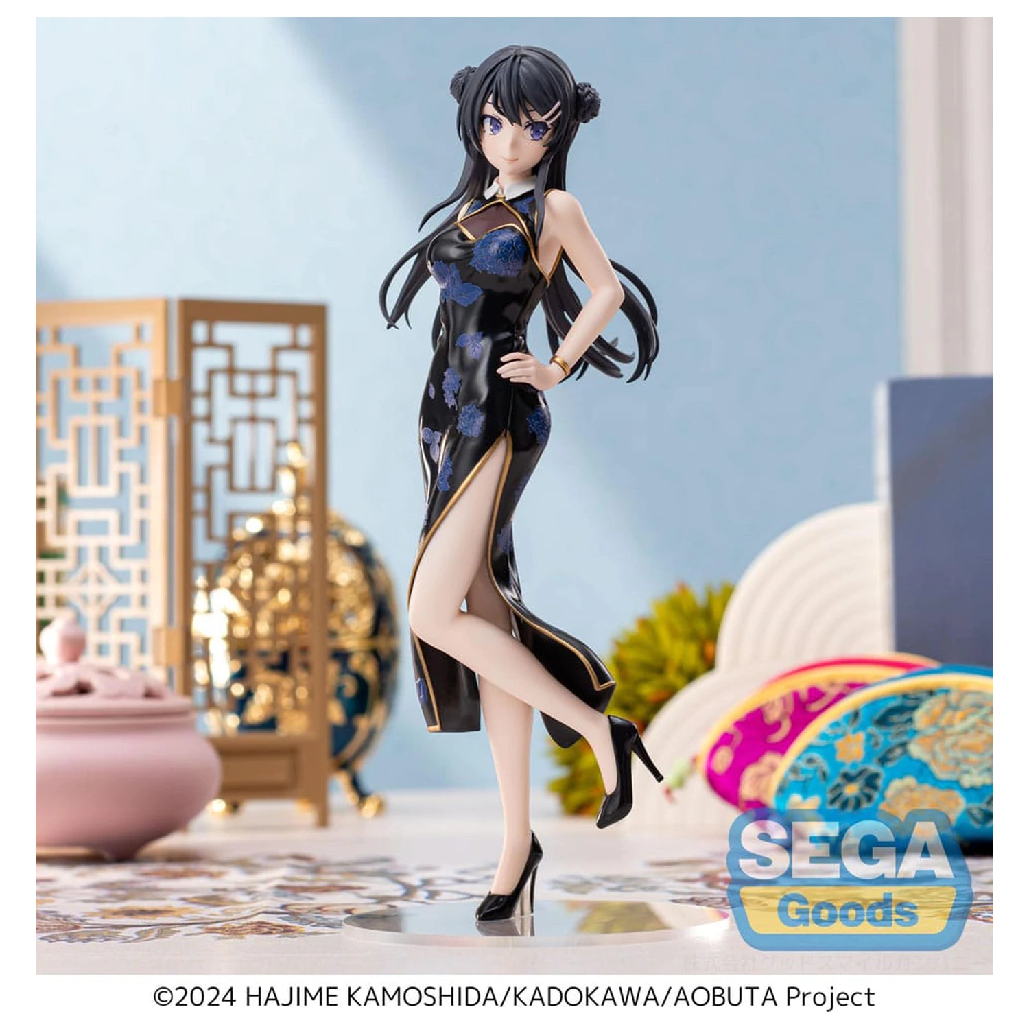 Rascal Does Not Dream Series XStellar PVC Soška Mai Sakurajima Chinese Dress 22 cm fotografii produktu