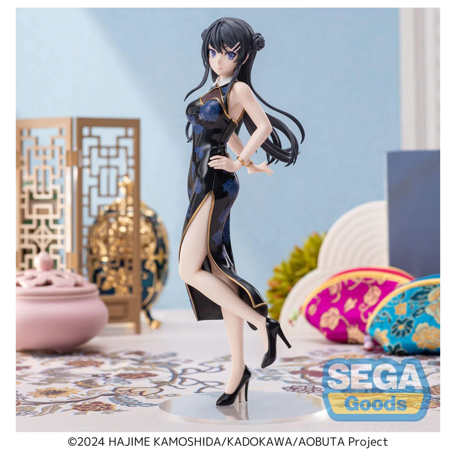 Rascal Does Not Dream Series XStellar PVC Soška Mai Sakurajima Chinese Dress 22 cm fotografii produktu