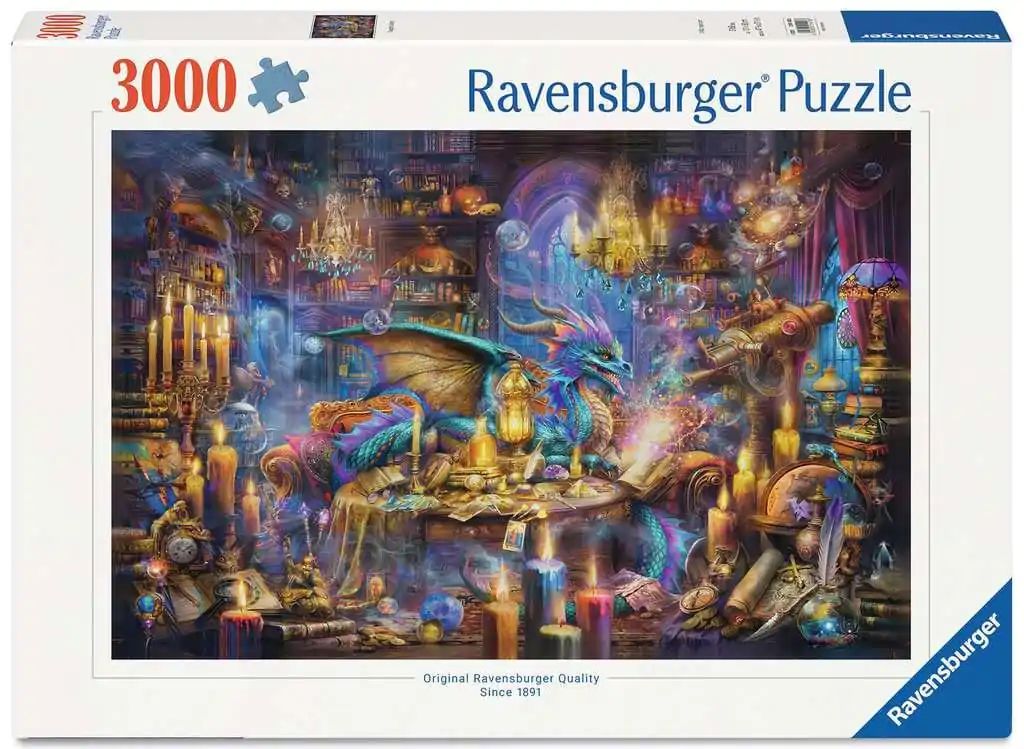 Ravensburger Puzzle Dračí knihovna (3000 dílků) fotografii produktu