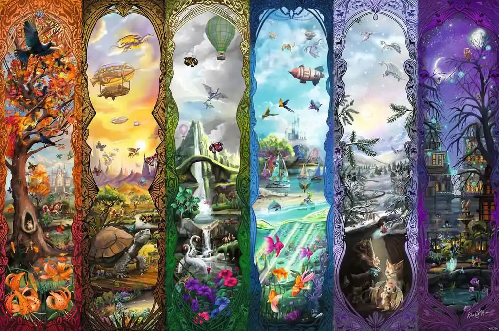 Ravensburger Puzzle Šest portálů (7000 dílků) fotografii produktu