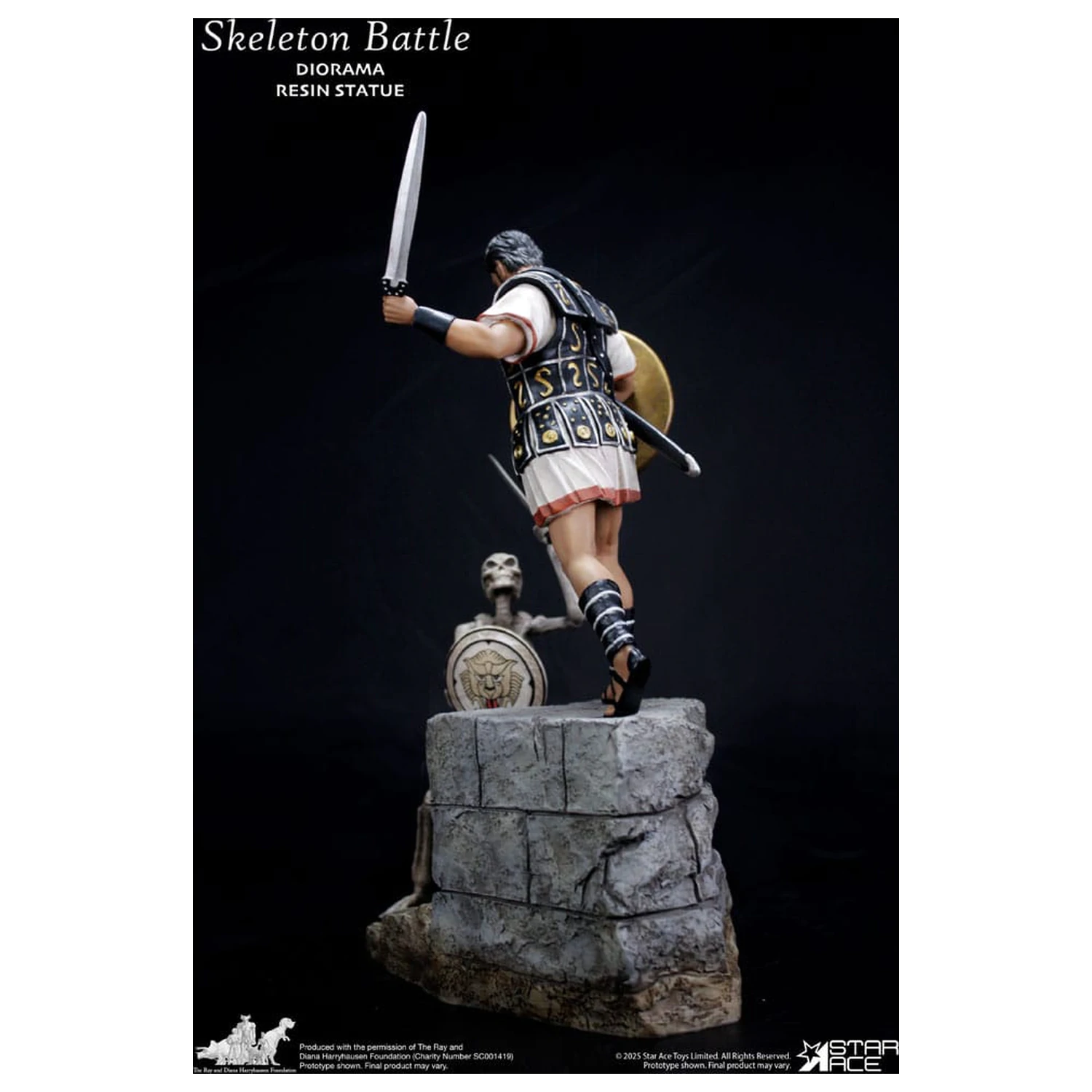 Ray Harryhausen Diorama 1/8 Skeleton Battle Scéna 30 cm fotografii produktu