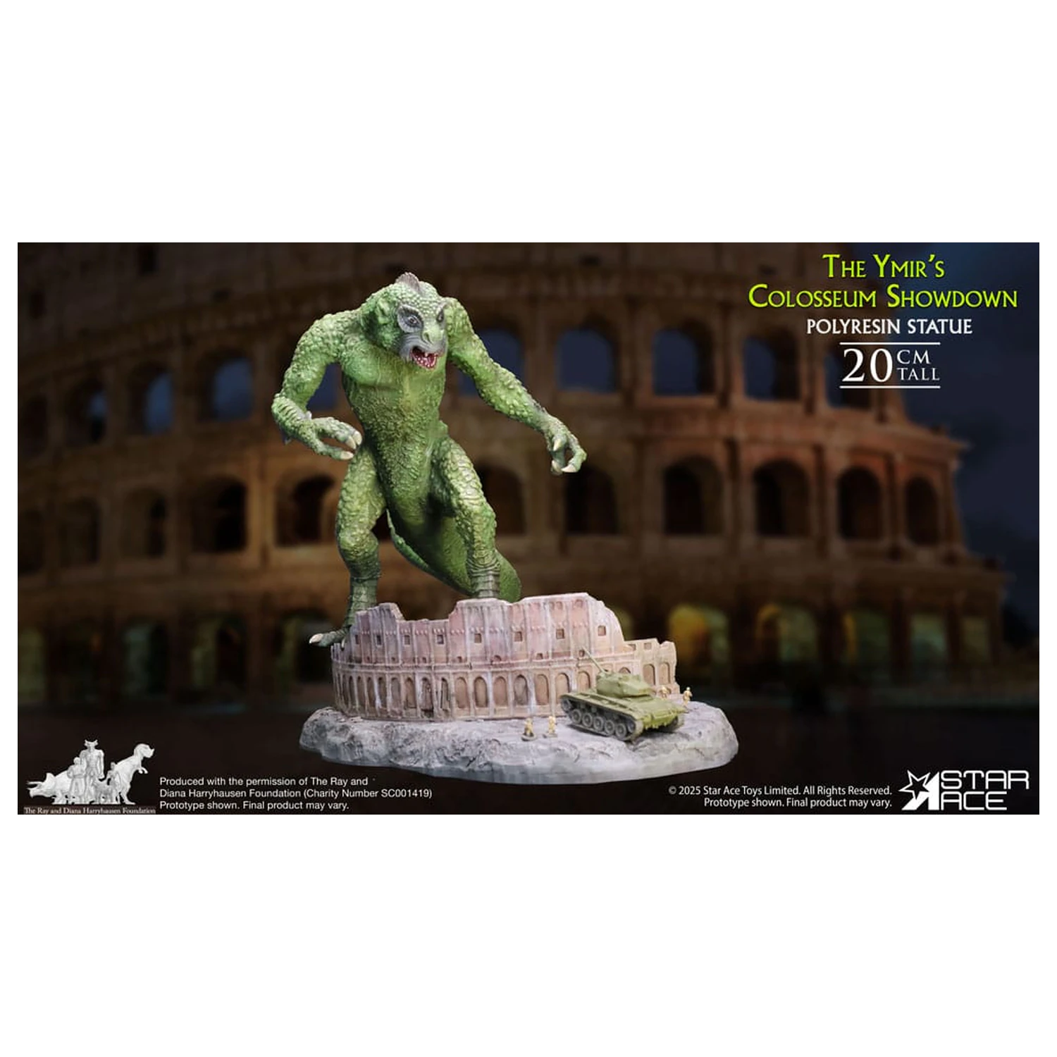 Ray Harryhausen Diorama 1/8 The Ymir's Colosseum Showdown 20 cm fotografii produktu
