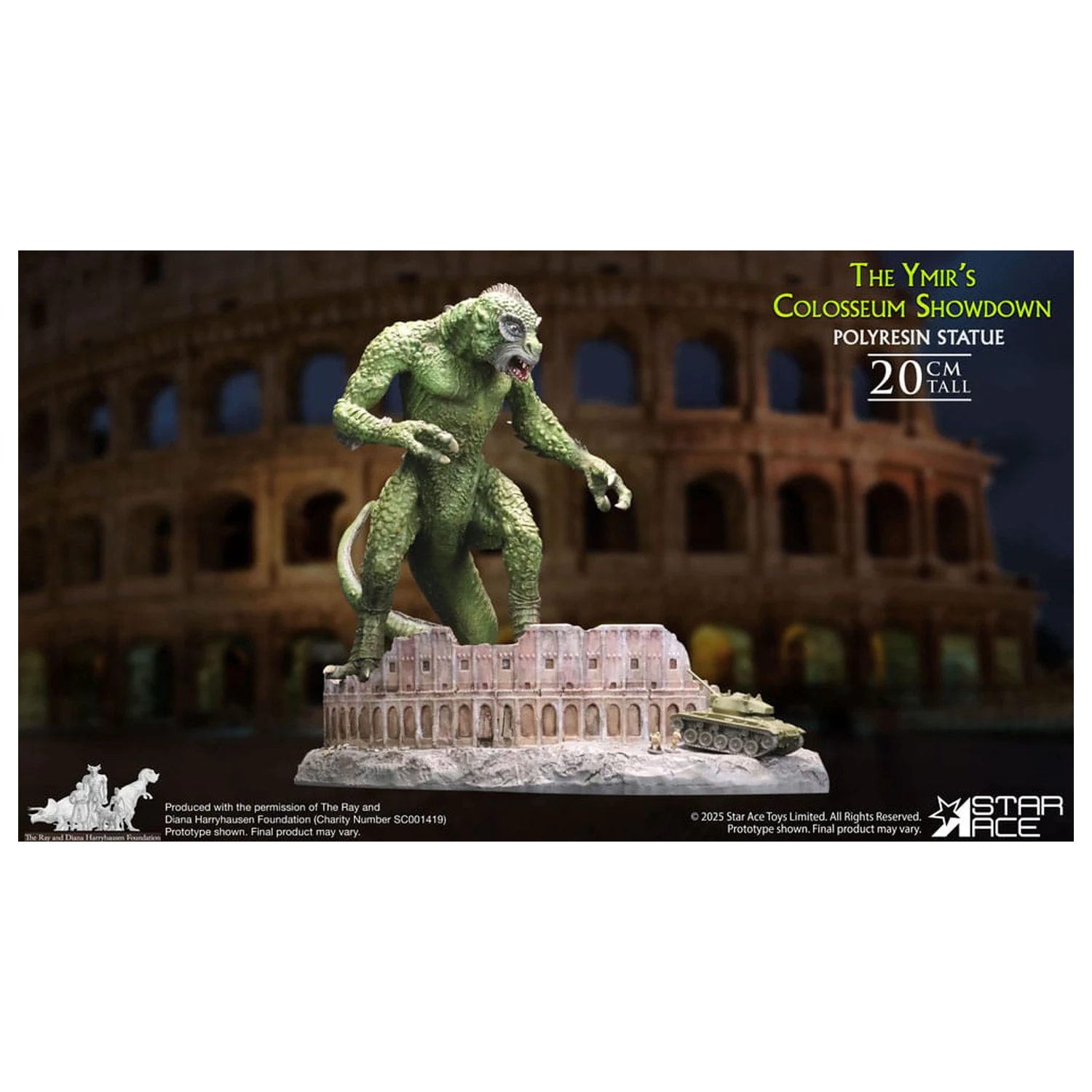 Ray Harryhausen Diorama 1/8 The Ymir's Colosseum Showdown 20 cm fotografii produktu