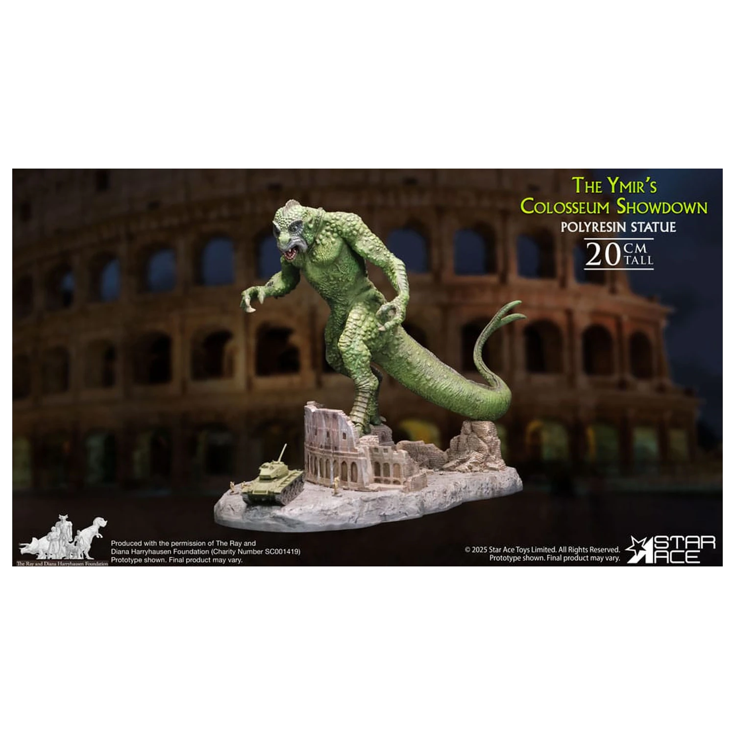 Ray Harryhausen Diorama 1/8 The Ymir's Colosseum Showdown 20 cm fotografii produktu