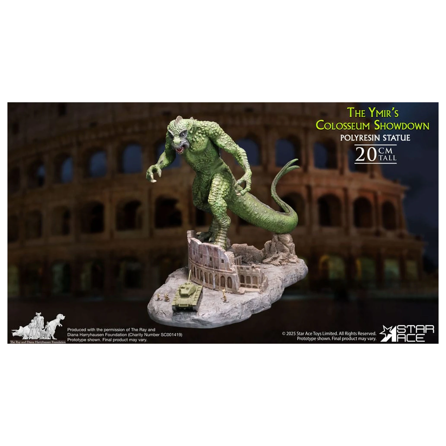 Ray Harryhausen Diorama 1/8 The Ymir's Colosseum Showdown 20 cm fotografii produktu