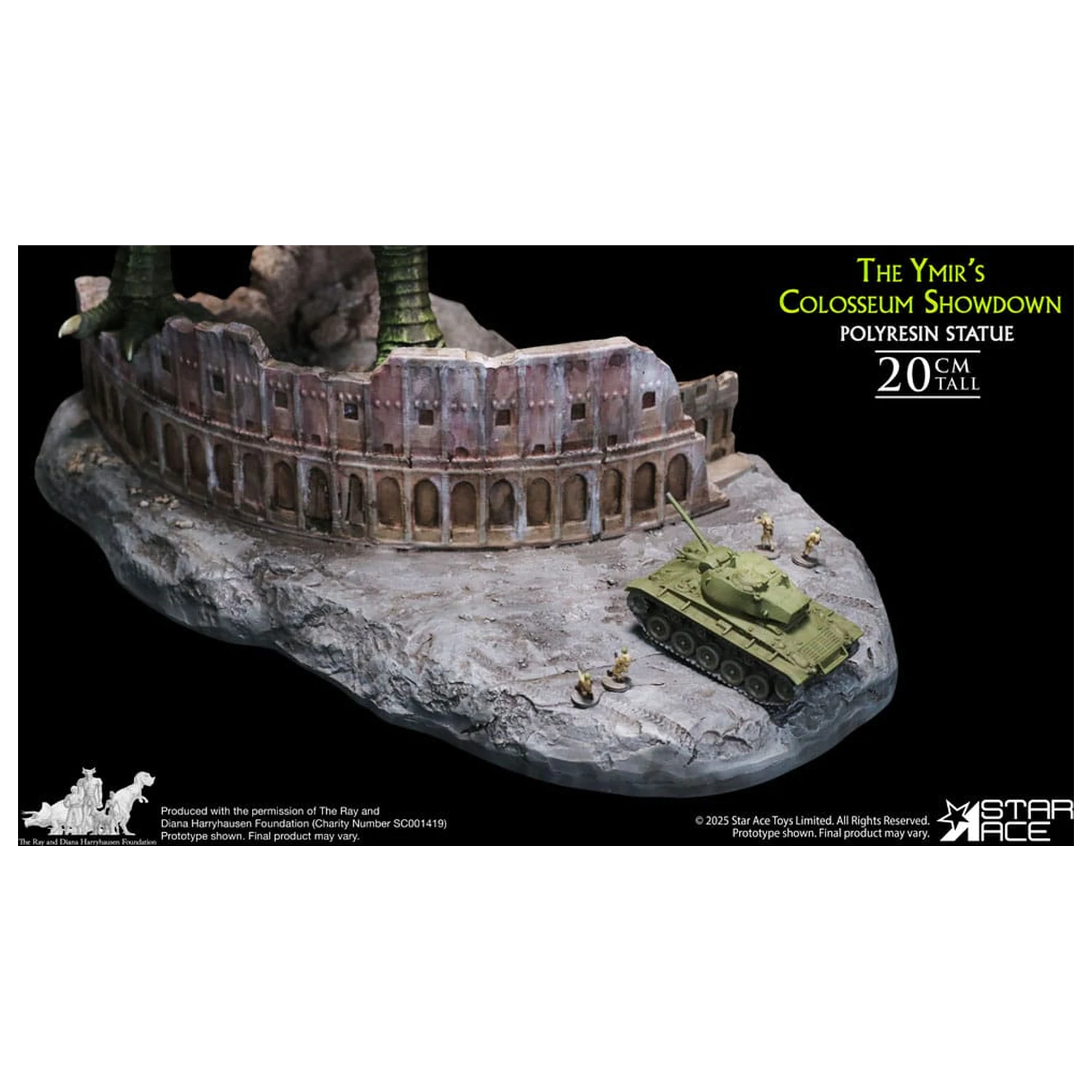 Ray Harryhausen Diorama 1/8 The Ymir's Colosseum Showdown 20 cm fotografii produktu