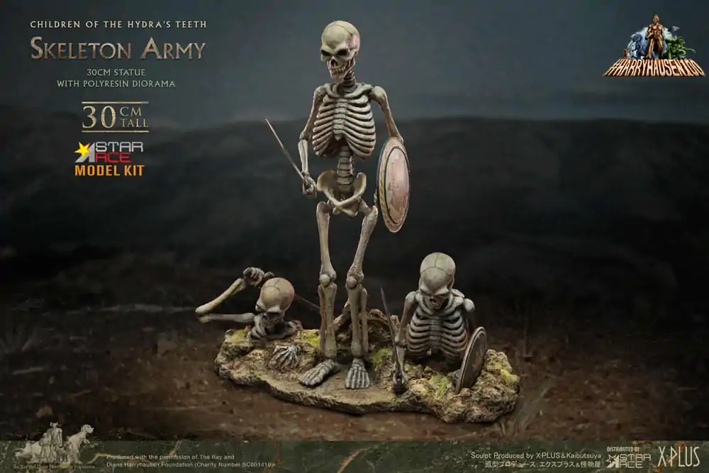 Ray Harryhausen´s Resin Model Kit Děti z Hydřích Zubů Kostra Armáda 30 cm fotografii produktu