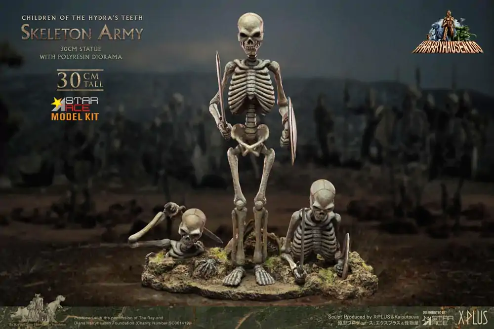 Ray Harryhausen´s Resin Model Kit Děti z Hydřích Zubů Kostra Armáda 30 cm fotografii produktu