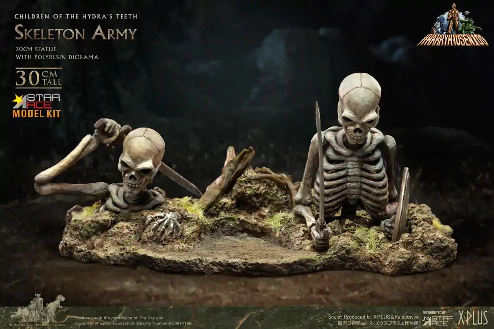 Ray Harryhausen´s Resin Model Kit Děti z Hydřích Zubů Kostra Armáda 30 cm fotografii produktu