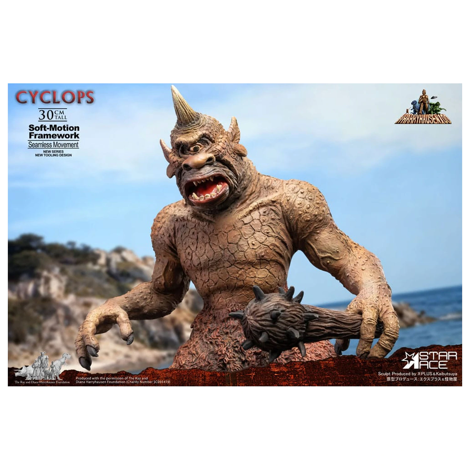 Ray Harryhausen Soft-Motion Series Socha Cyclops 30 cm fotografii produktu