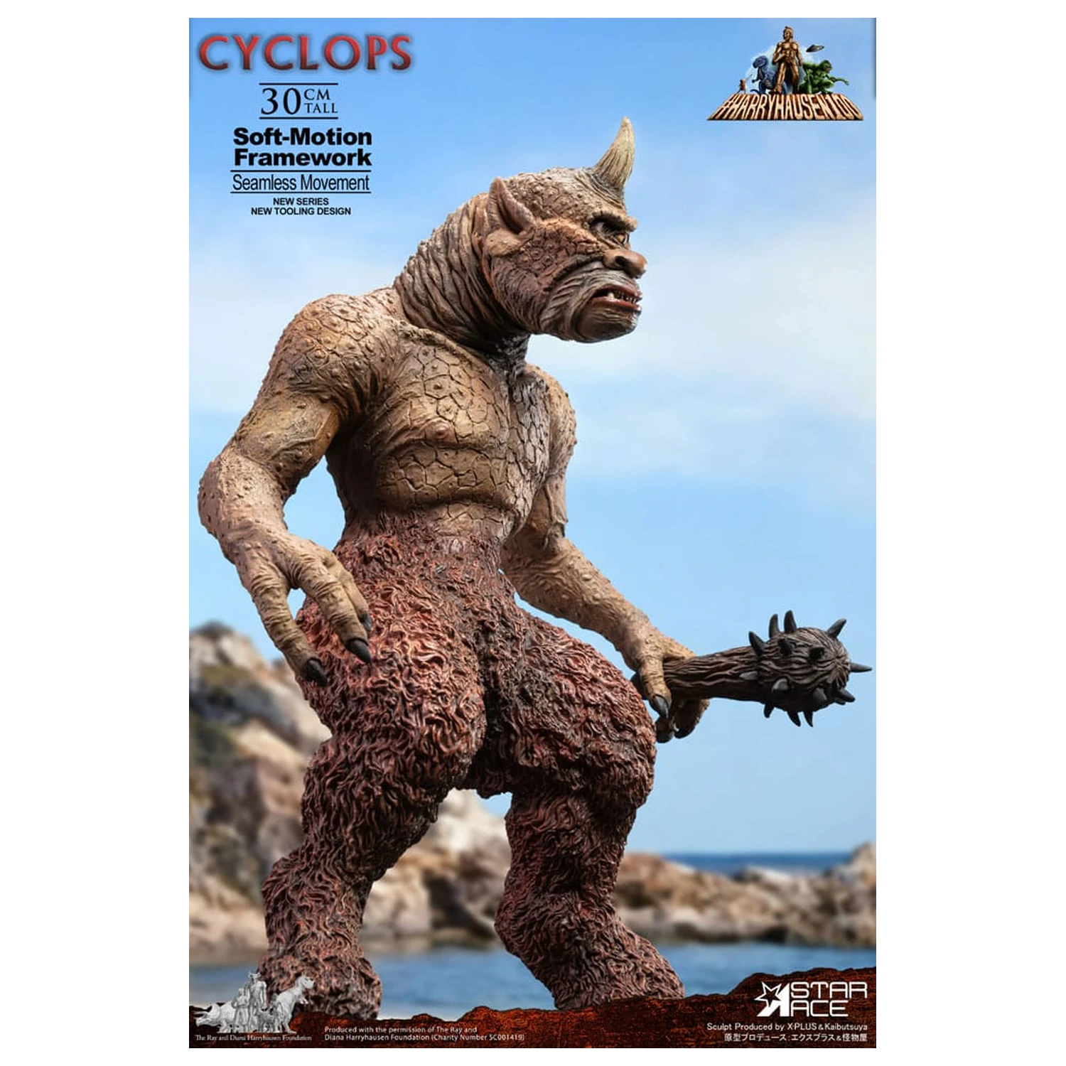 Ray Harryhausen Soft-Motion Series Socha Cyclops 30 cm fotografii produktu