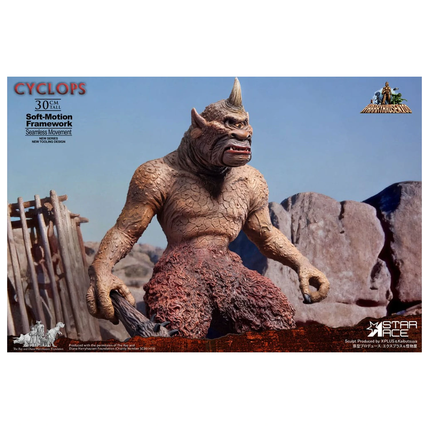 Ray Harryhausen Soft-Motion Series Socha Cyclops 30 cm fotografii produktu