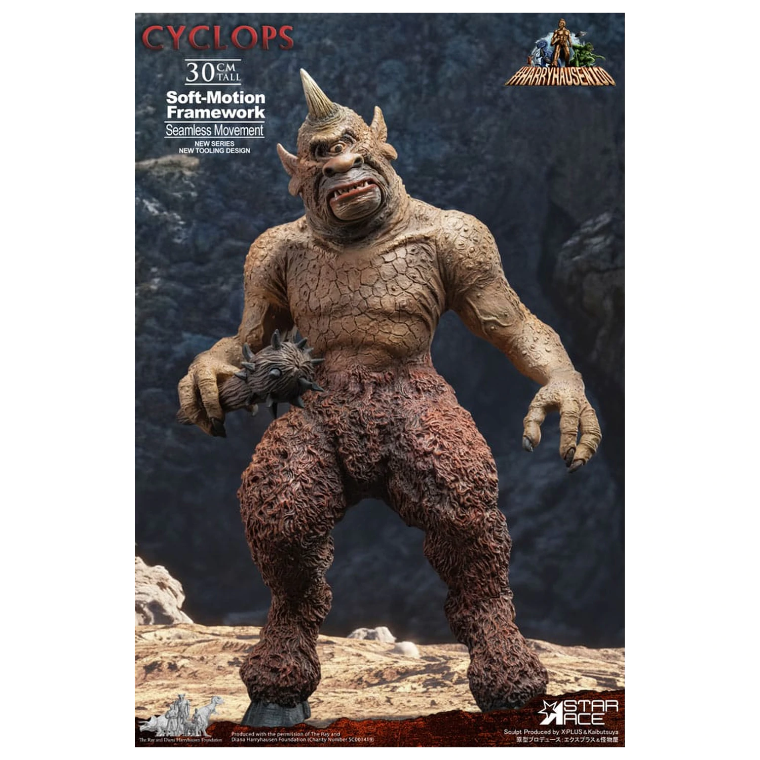 Ray Harryhausen Soft-Motion Series Socha Cyclops 30 cm fotografii produktu