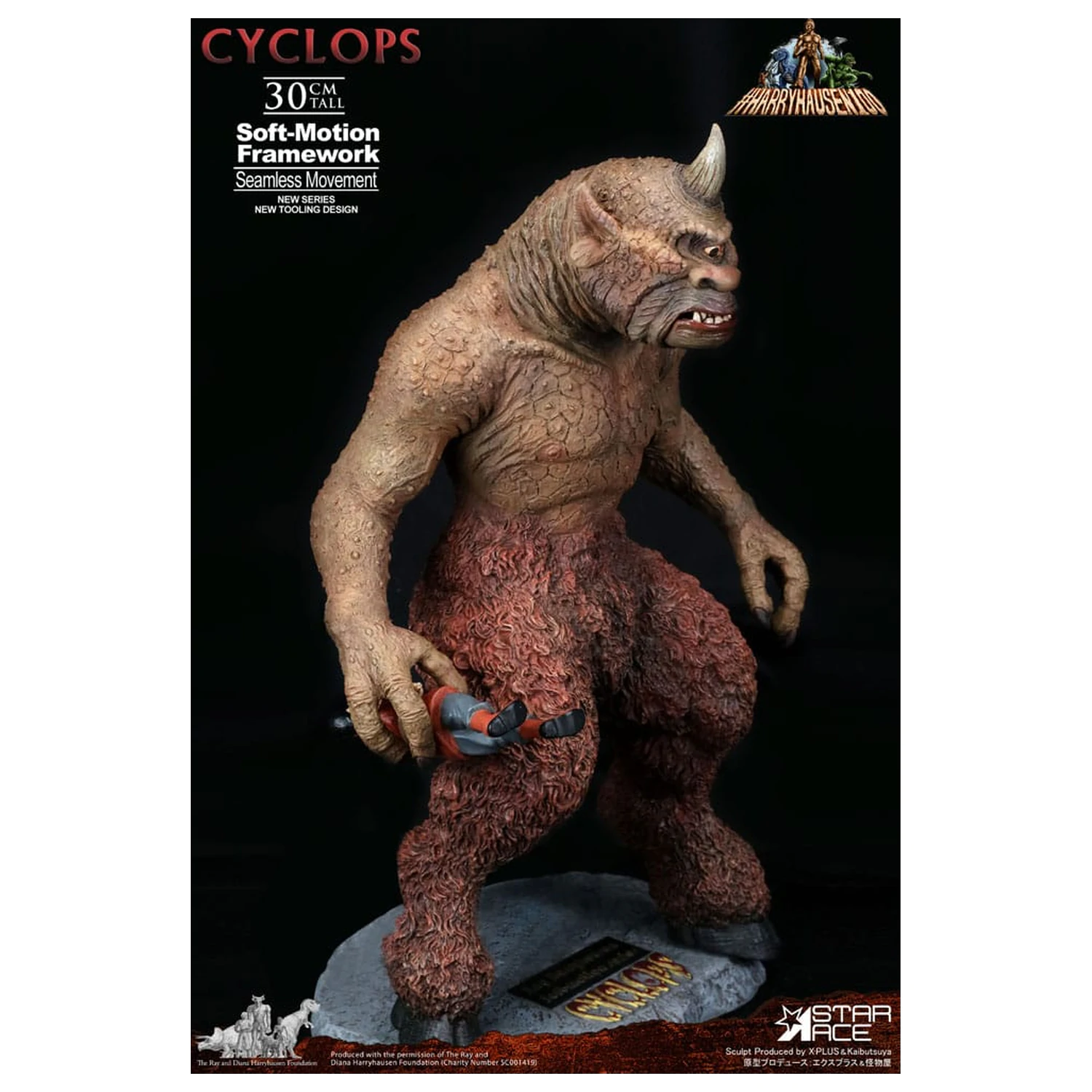 Ray Harryhausen Soft-Motion Series Socha Cyclops 30 cm fotografii produktu