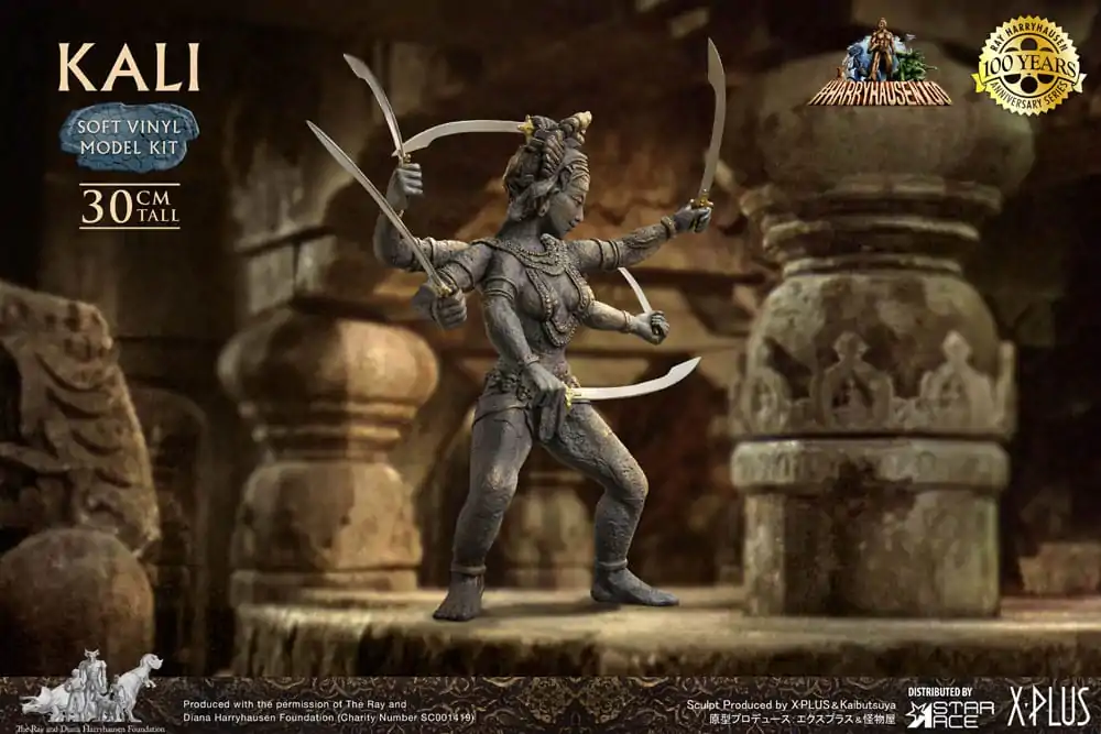 Ray Harryhausen Soft Vinyl Model Kit Kali 30 cm - Měkká vinylová stavebnice modelu fotografii produktu