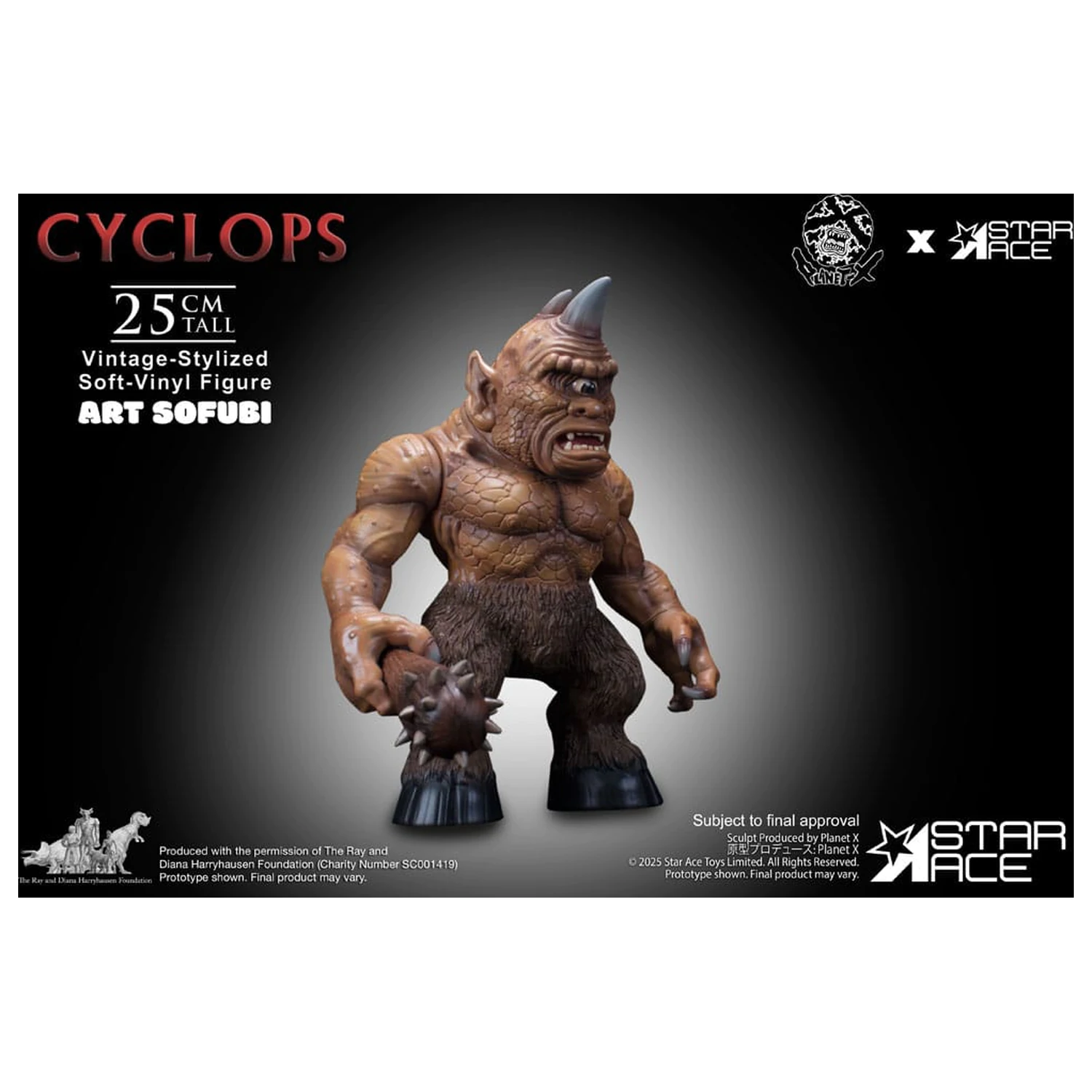 Ray Harryhausen Soft Vinylová socha Cyclops (Vintage-Style) 25 cm fotografii produktu