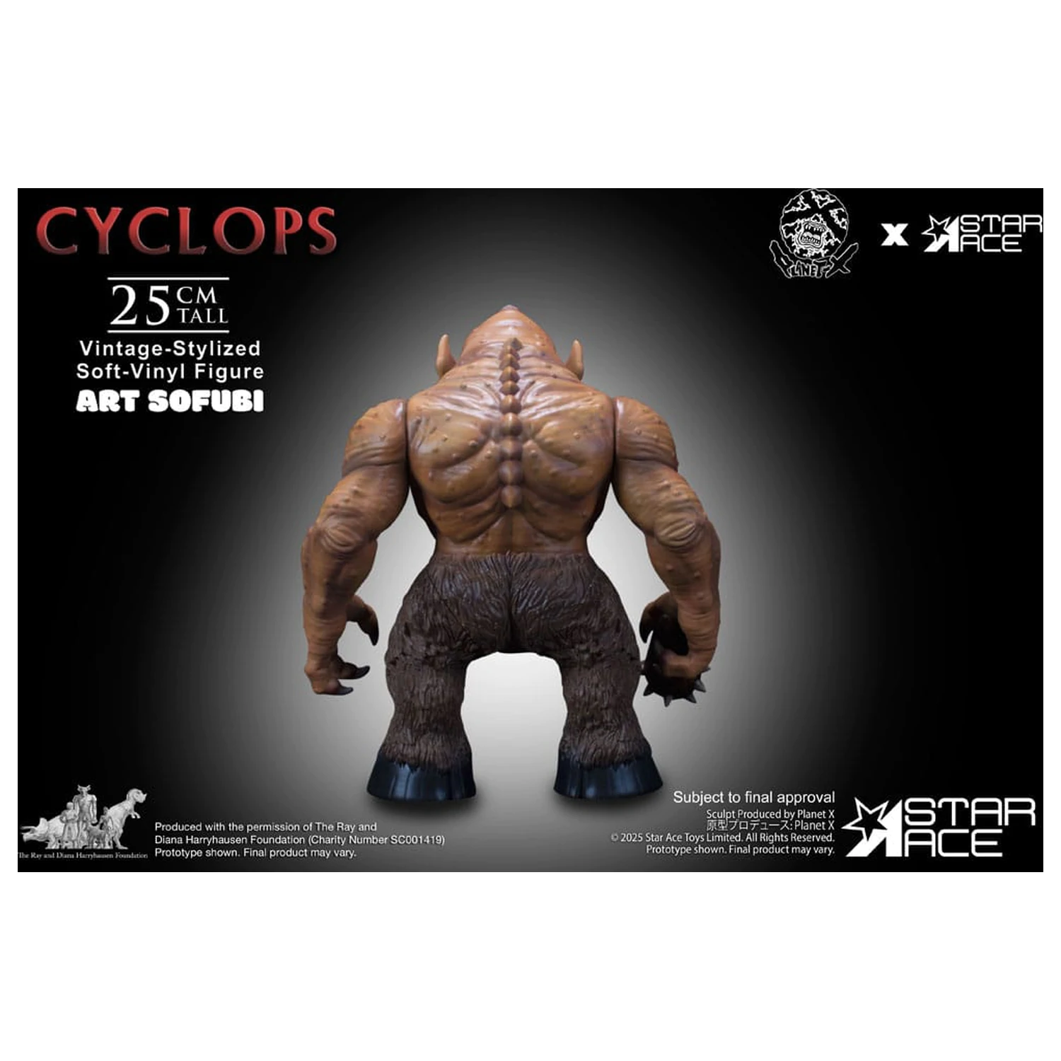 Ray Harryhausen Soft Vinylová socha Cyclops (Vintage-Style) 25 cm fotografii produktu