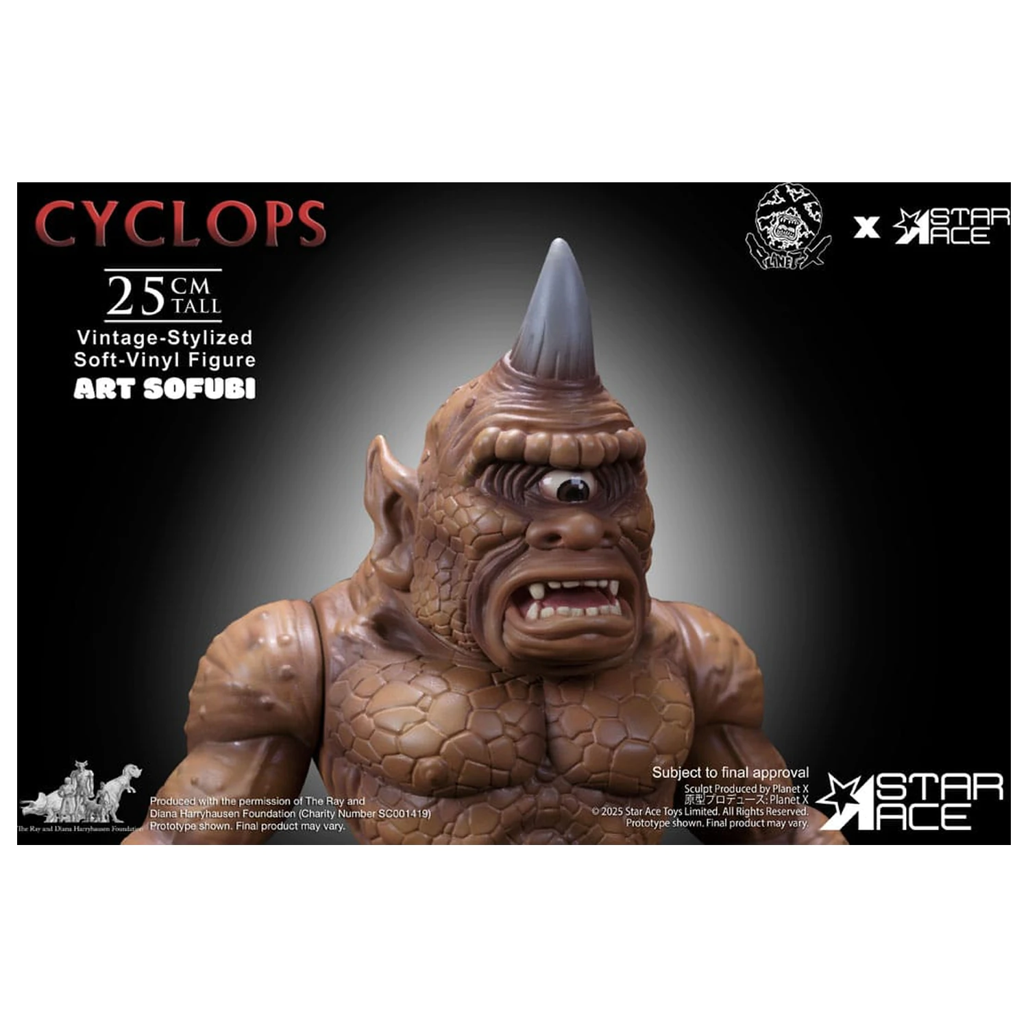 Ray Harryhausen Soft Vinylová socha Cyclops (Vintage-Style) 25 cm fotografii produktu