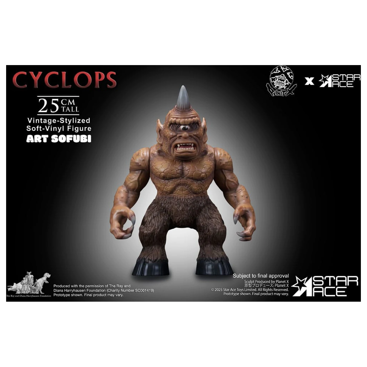 Ray Harryhausen Soft Vinylová socha Cyclops (Vintage-Style) 25 cm fotografii produktu