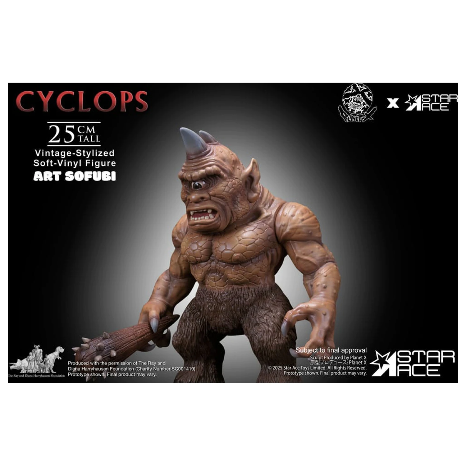 Ray Harryhausen Soft Vinylová socha Cyclops (Vintage-Style) 25 cm fotografii produktu