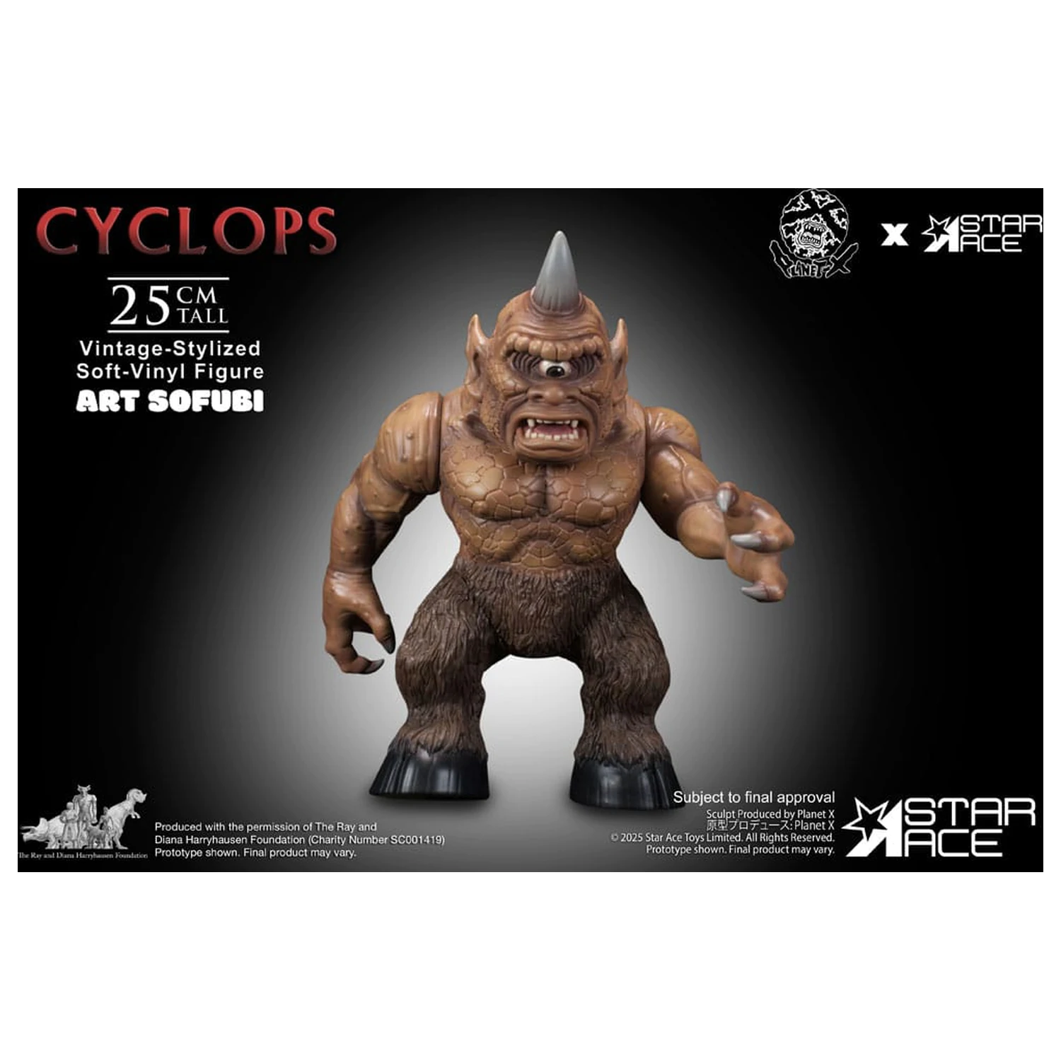 Ray Harryhausen Soft Vinylová socha Cyclops (Vintage-Style) 25 cm fotografii produktu