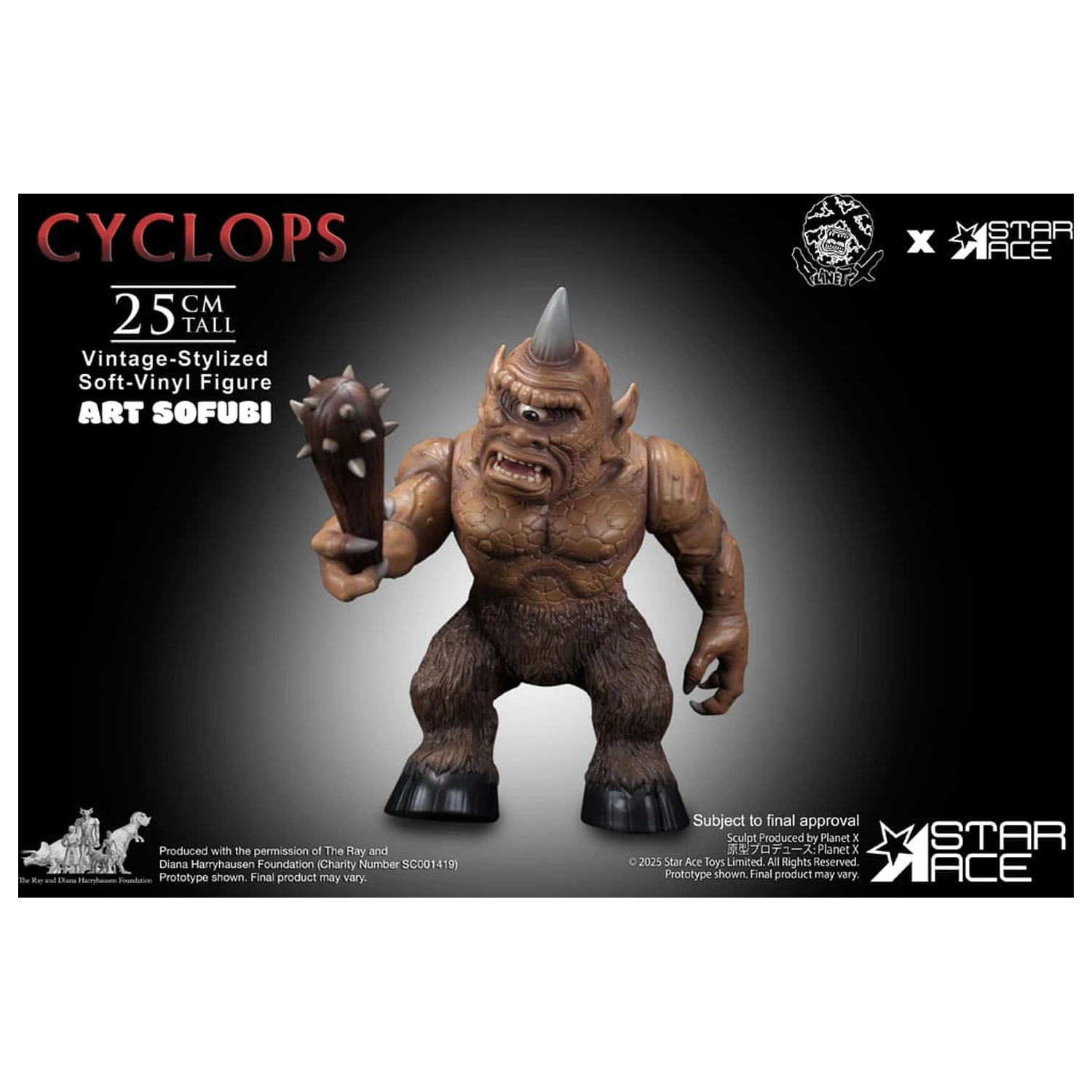 Ray Harryhausen Soft Vinylová socha Cyclops (Vintage-Style) 25 cm fotografii produktu