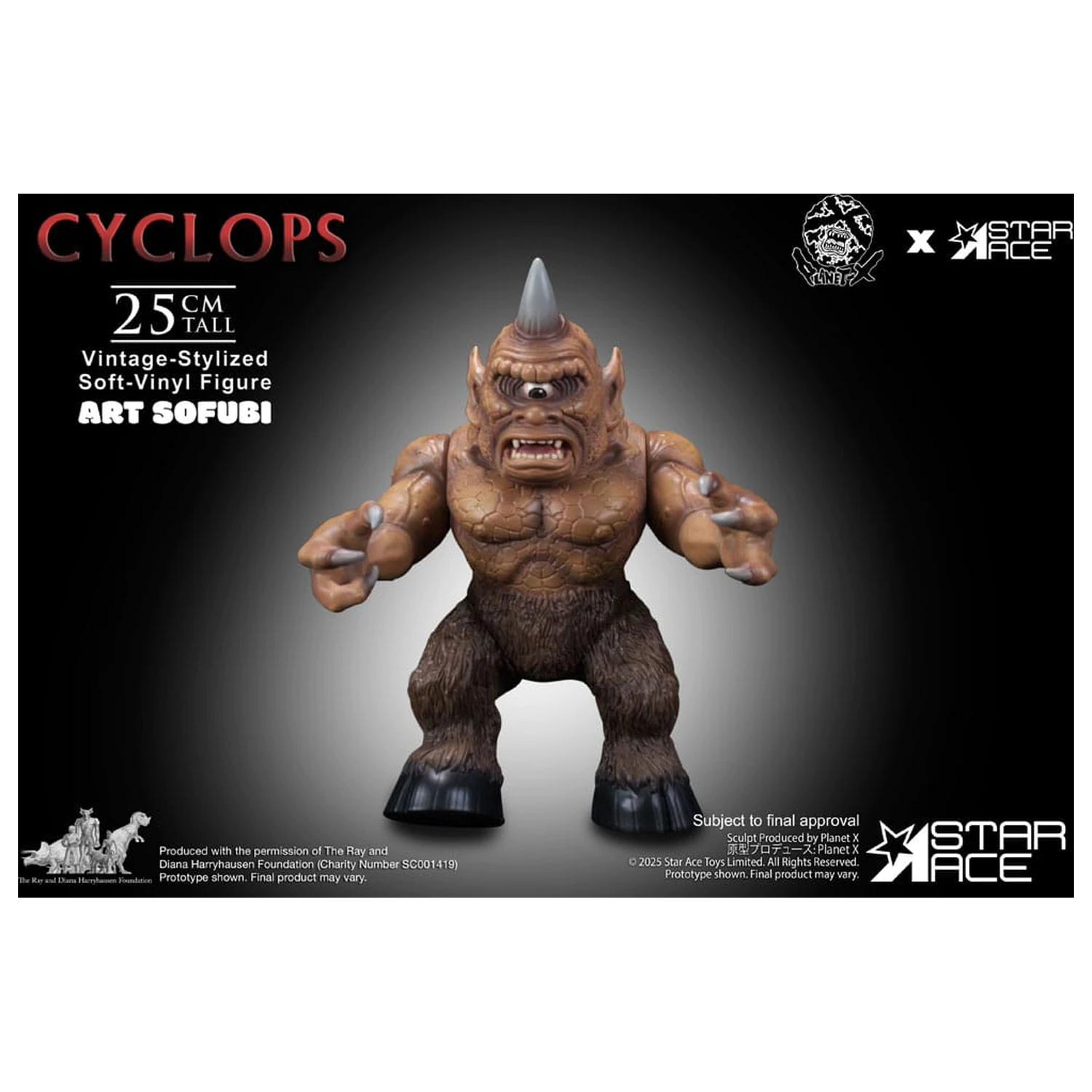 Ray Harryhausen Soft Vinylová socha Cyclops (Vintage-Style) 25 cm fotografii produktu