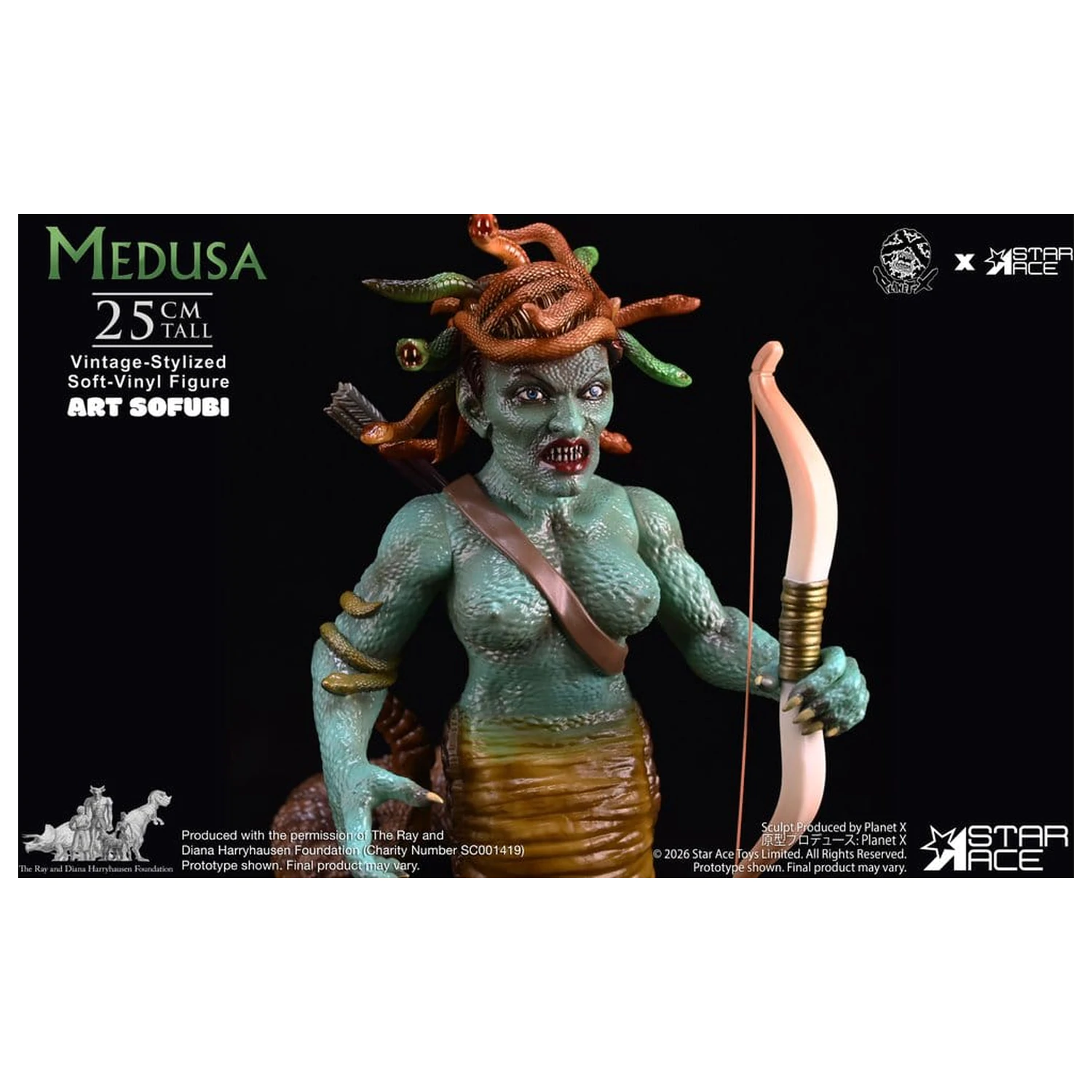 Ray Harryhausen Socha z měkkého vinylu Medusa (Vintage-Style) 25 cm fotografii produktu