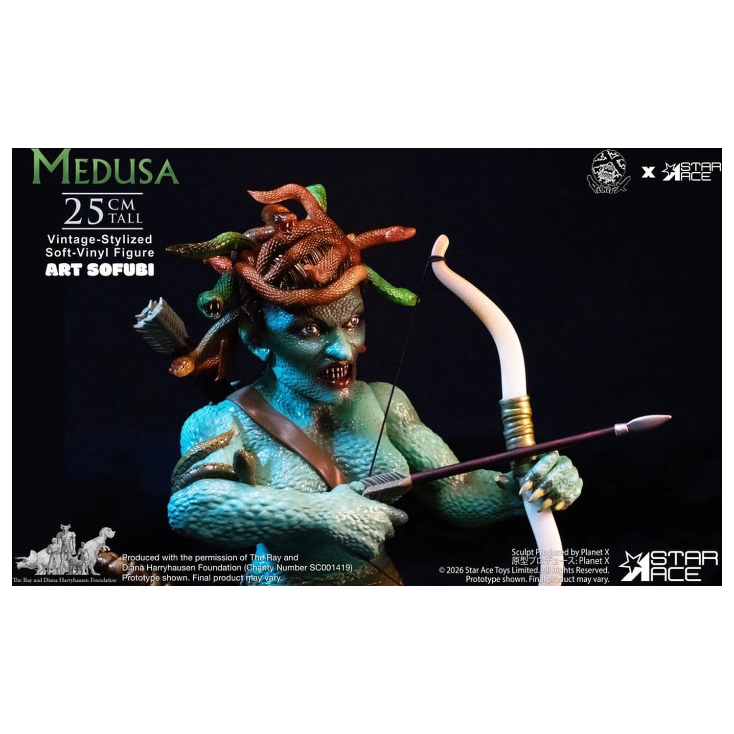 Ray Harryhausen Socha z měkkého vinylu Medusa (Vintage-Style) 25 cm fotografii produktu