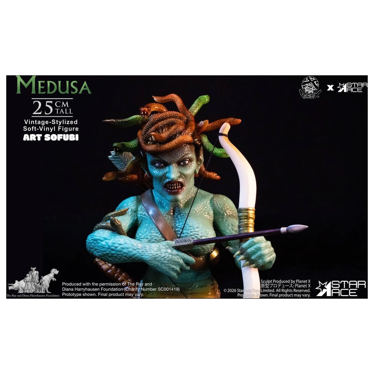 Ray Harryhausen Socha z měkkého vinylu Medusa (Vintage-Style) 25 cm fotografii produktu
