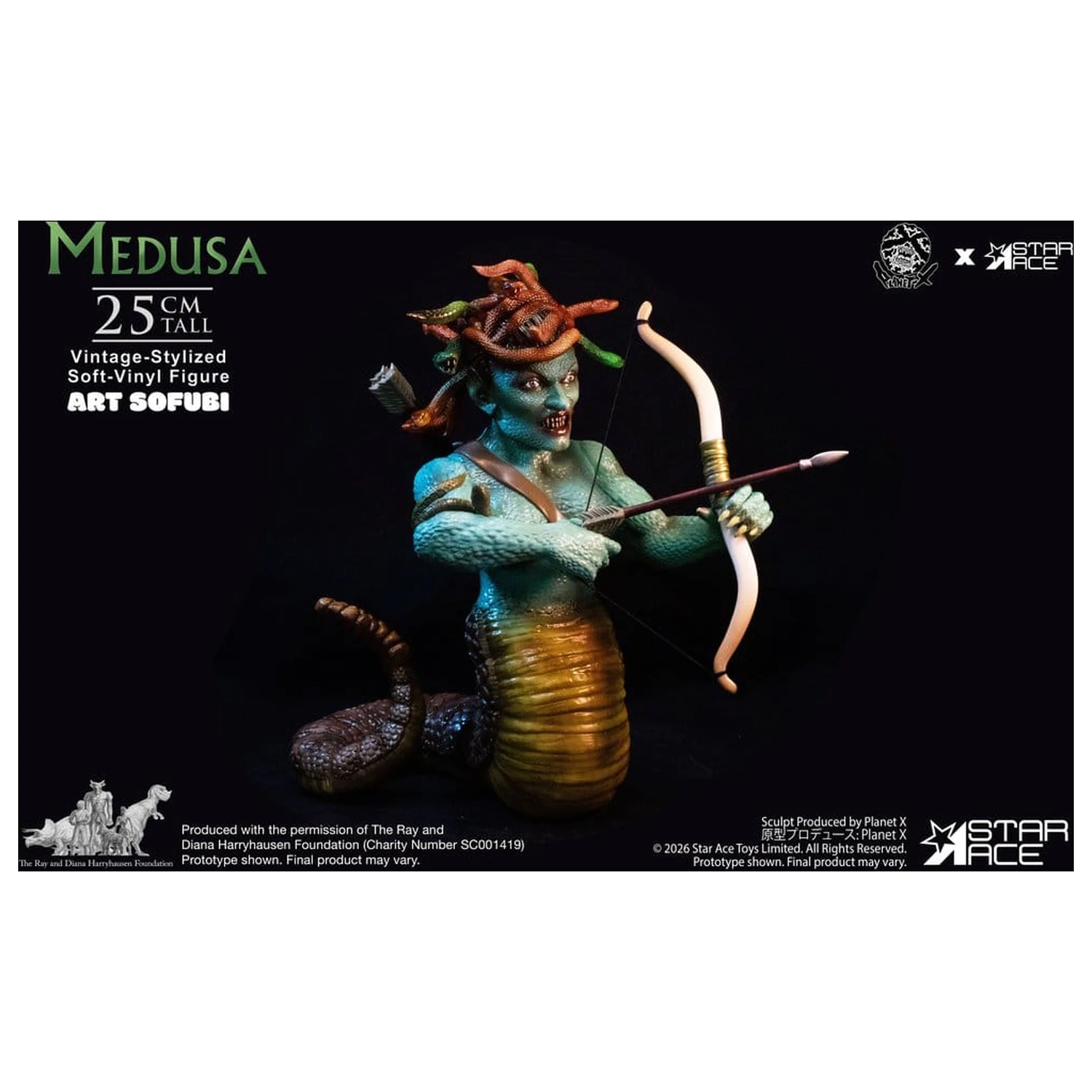 Ray Harryhausen Socha z měkkého vinylu Medusa (Vintage-Style) 25 cm fotografii produktu