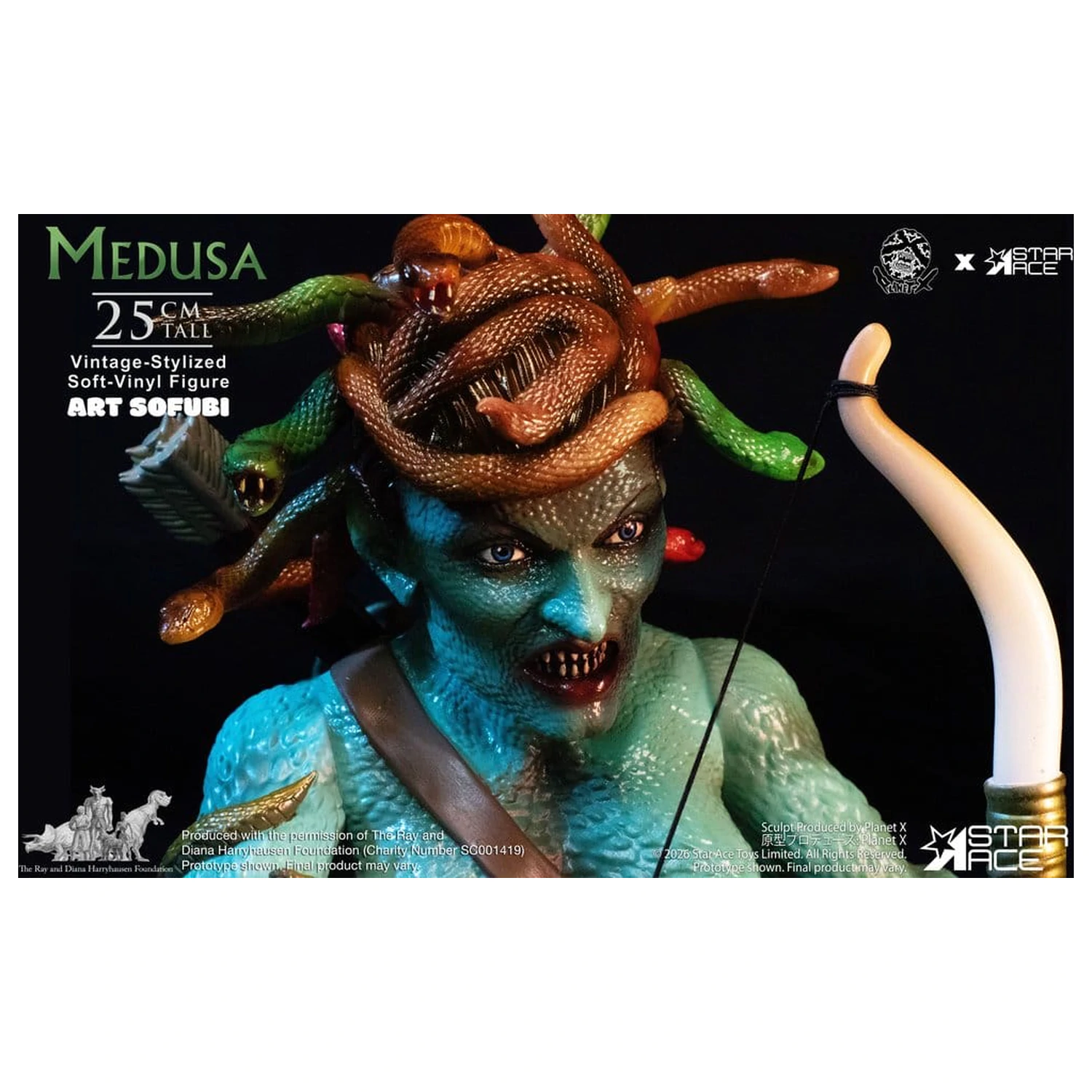 Ray Harryhausen Socha z měkkého vinylu Medusa (Vintage-Style) 25 cm fotografii produktu