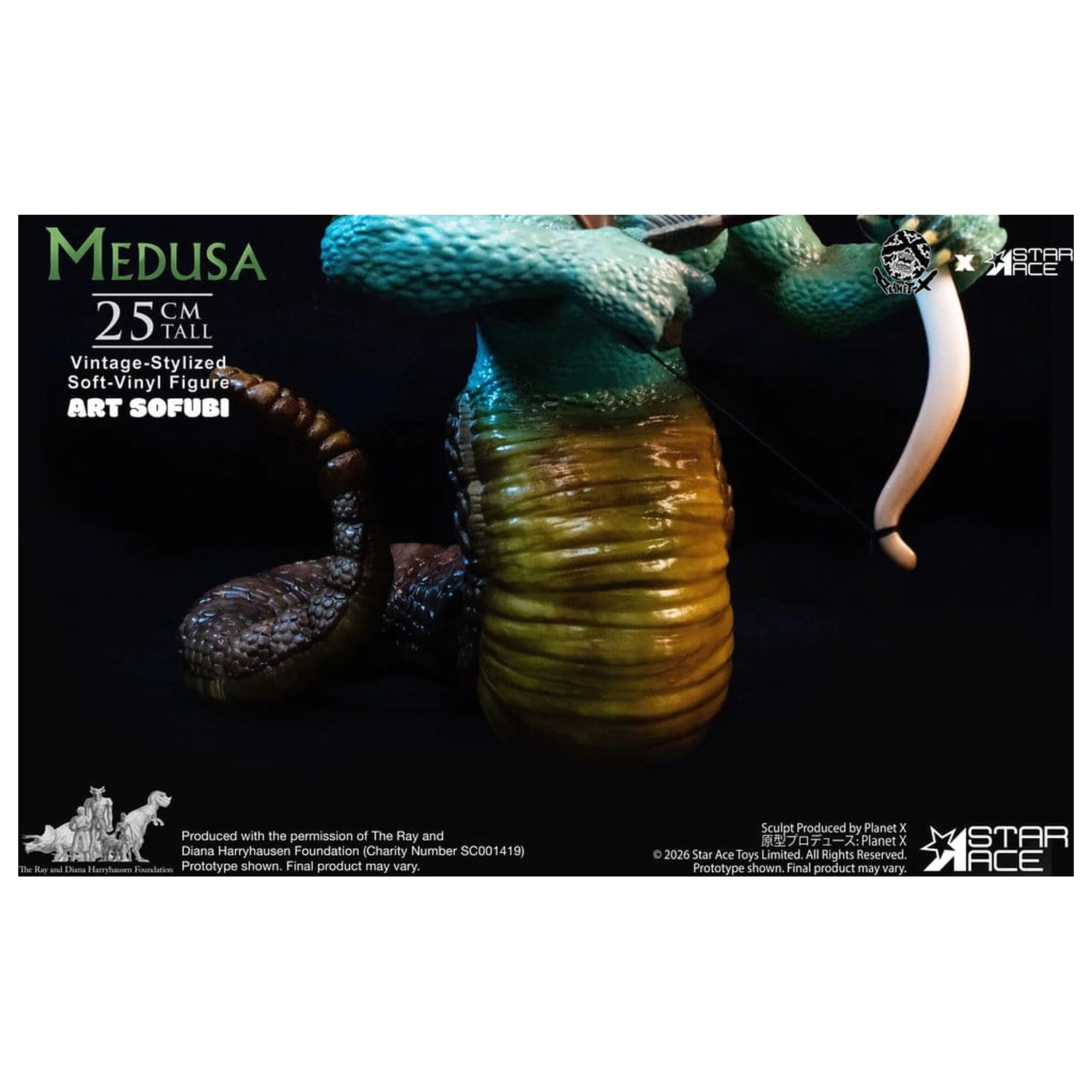 Ray Harryhausen Socha z měkkého vinylu Medusa (Vintage-Style) 25 cm fotografii produktu