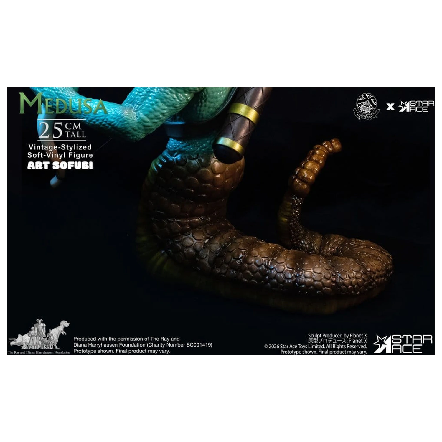 Ray Harryhausen Socha z měkkého vinylu Medusa (Vintage-Style) 25 cm fotografii produktu