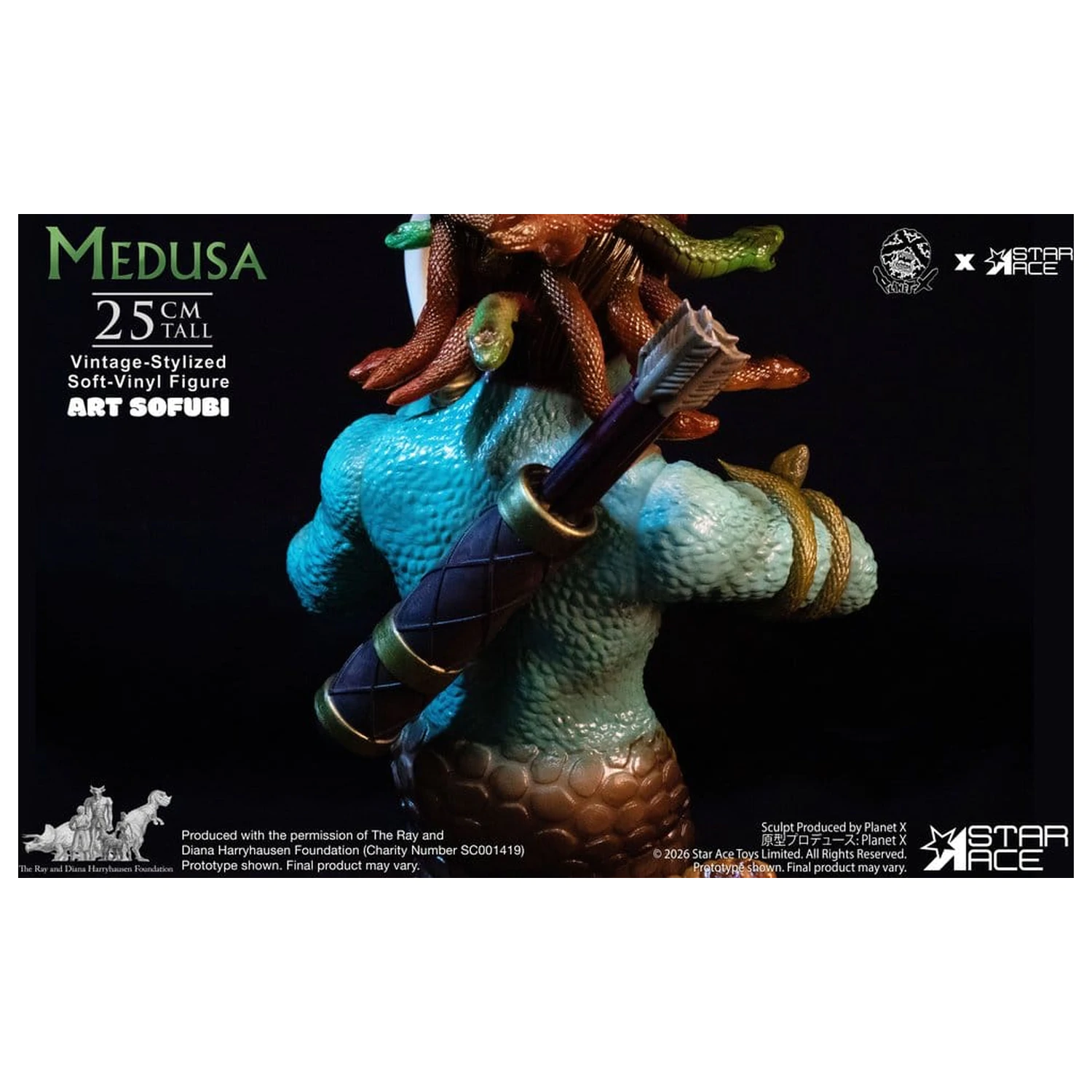 Ray Harryhausen Socha z měkkého vinylu Medusa (Vintage-Style) 25 cm fotografii produktu