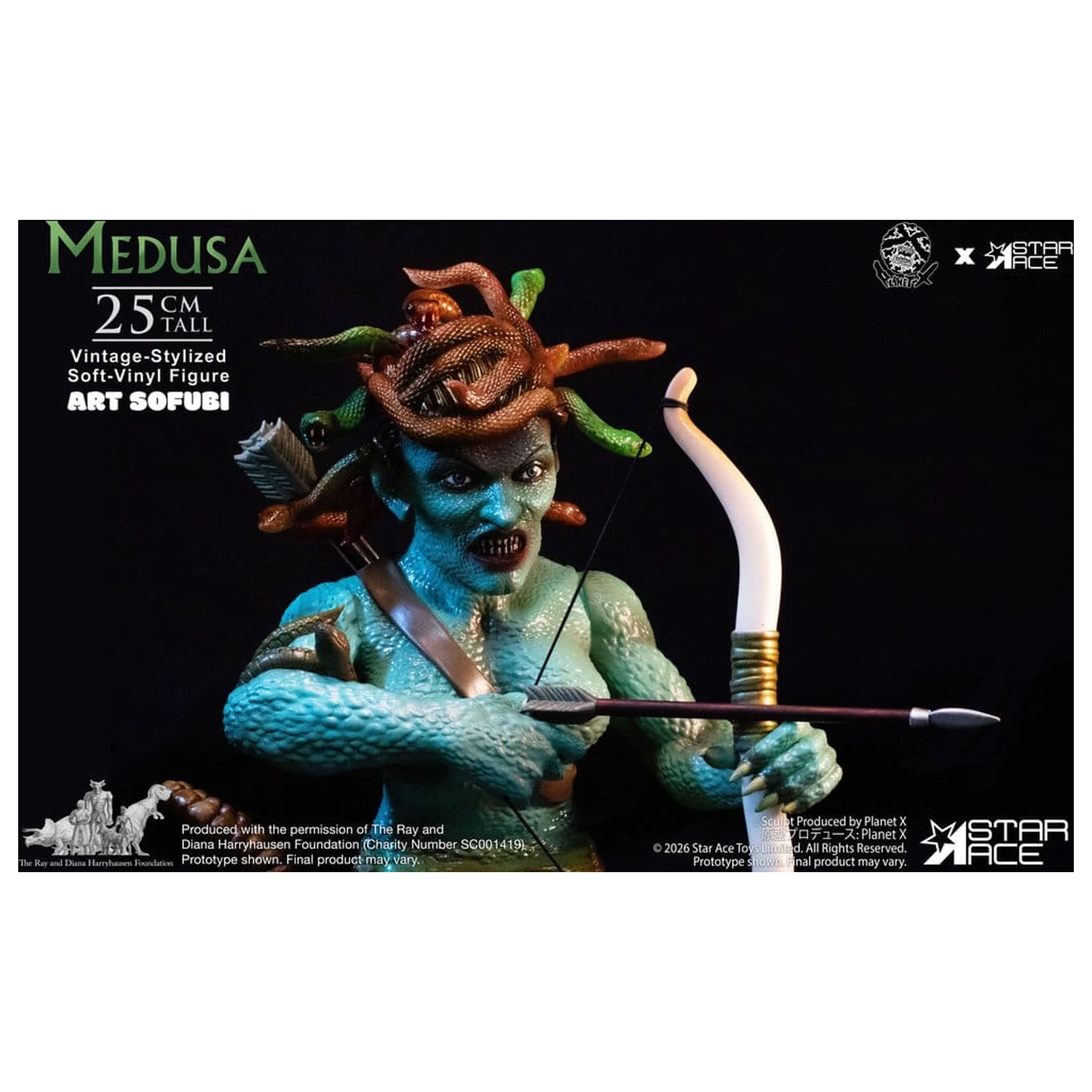 Ray Harryhausen Socha z měkkého vinylu Medusa (Vintage-Style) 25 cm fotografii produktu