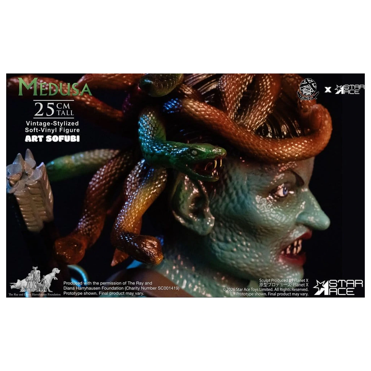 Ray Harryhausen Socha z měkkého vinylu Medusa (Vintage-Style) 25 cm fotografii produktu