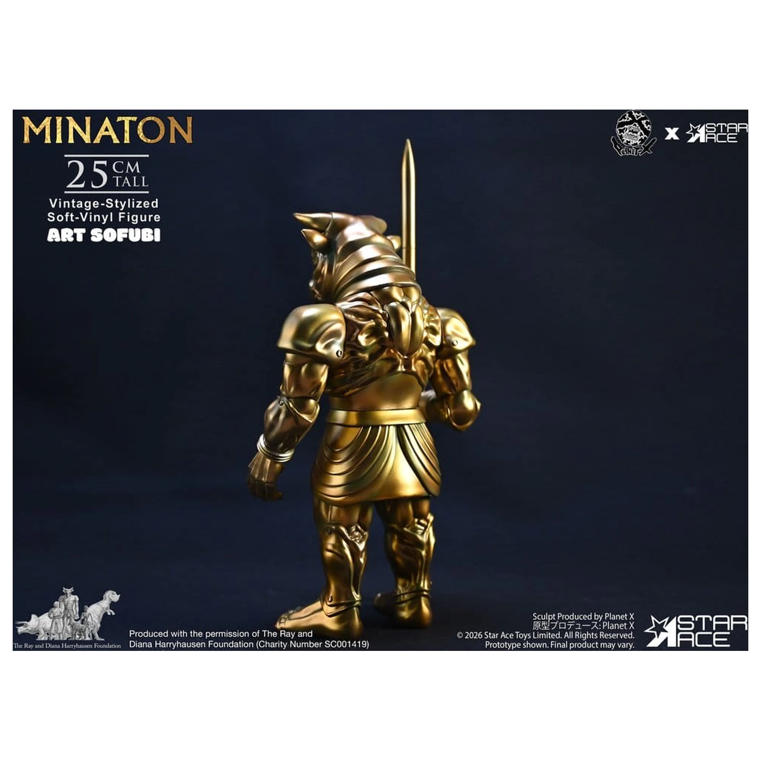 Ray Harryhausen Soft Vinyl Socha Minaton Vintage-Style 25 cm fotografii produktu