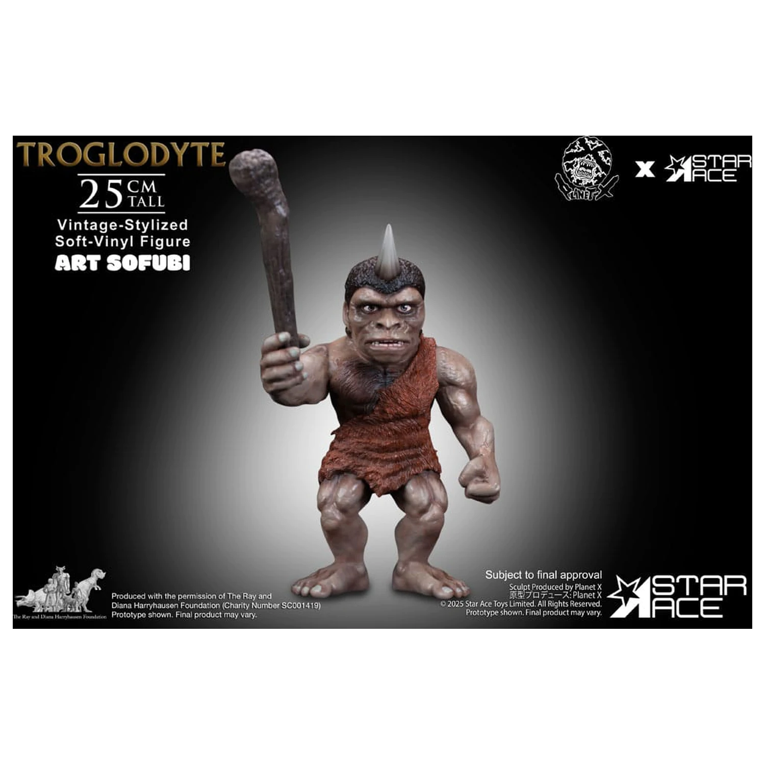 Ray Harryhausen Měkká vinylová socha Troglodyte (Vintage-Style) 25 cm fotografii produktu