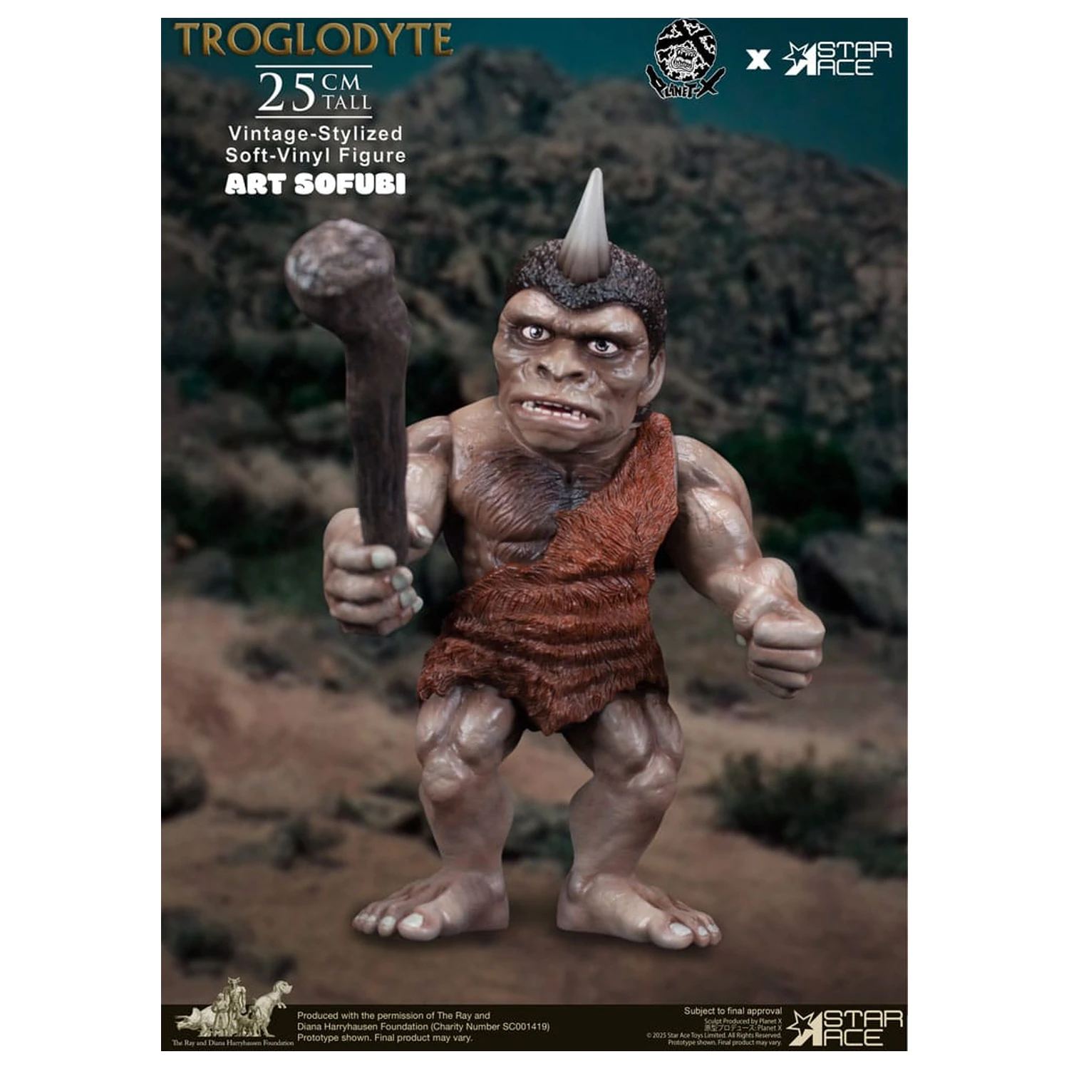 Ray Harryhausen Měkká vinylová socha Troglodyte (Vintage-Style) 25 cm fotografii produktu