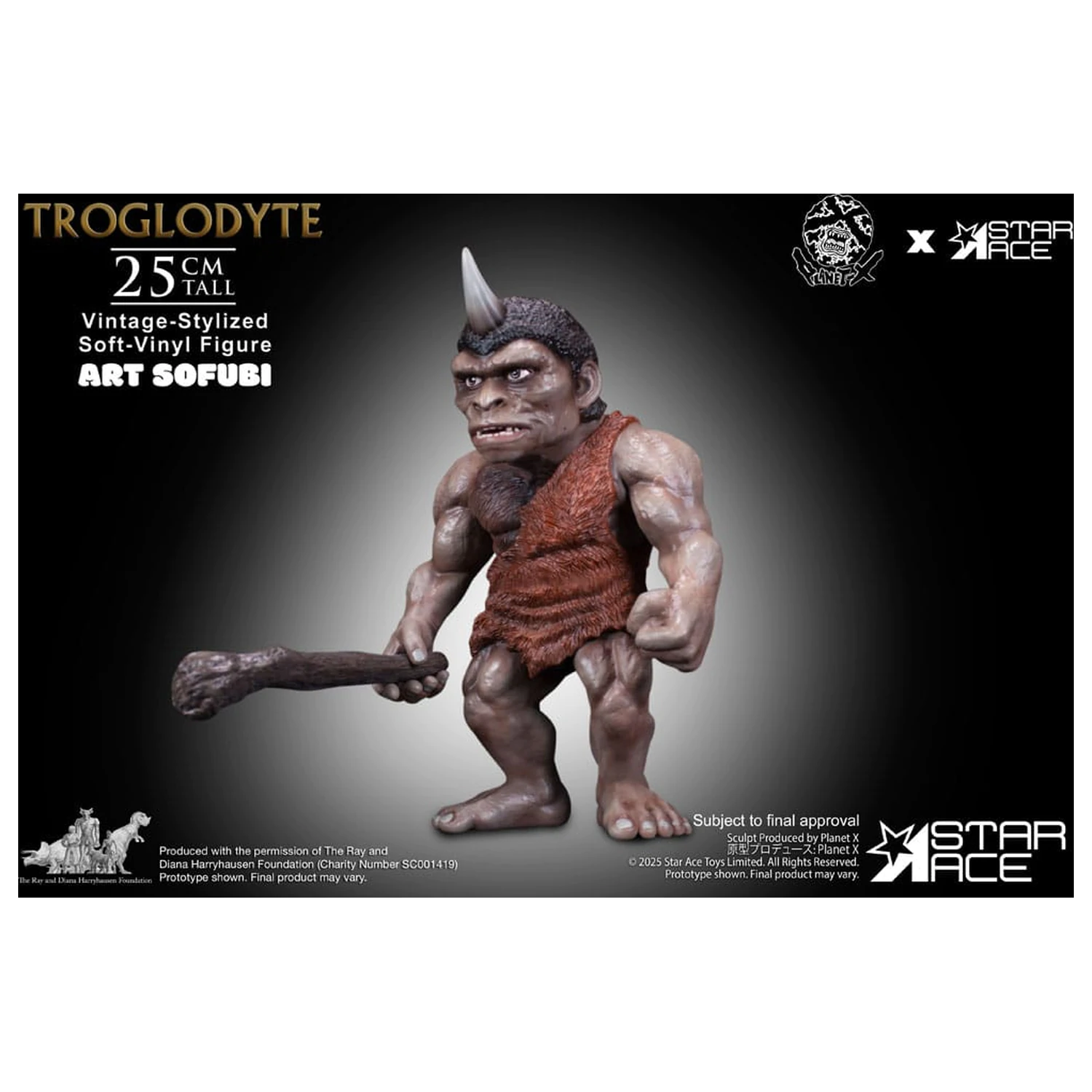 Ray Harryhausen Měkká vinylová socha Troglodyte (Vintage-Style) 25 cm fotografii produktu