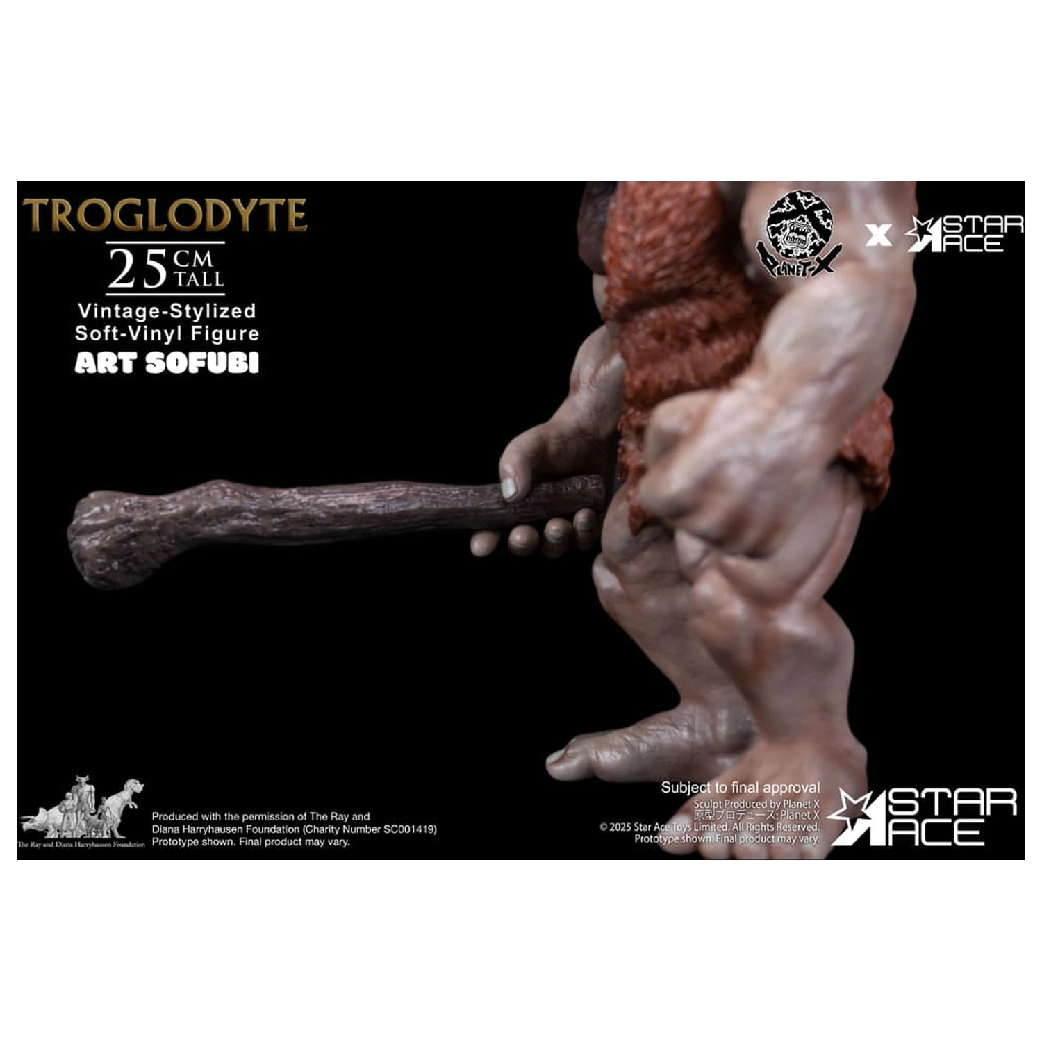 Ray Harryhausen Měkká vinylová socha Troglodyte (Vintage-Style) 25 cm fotografii produktu