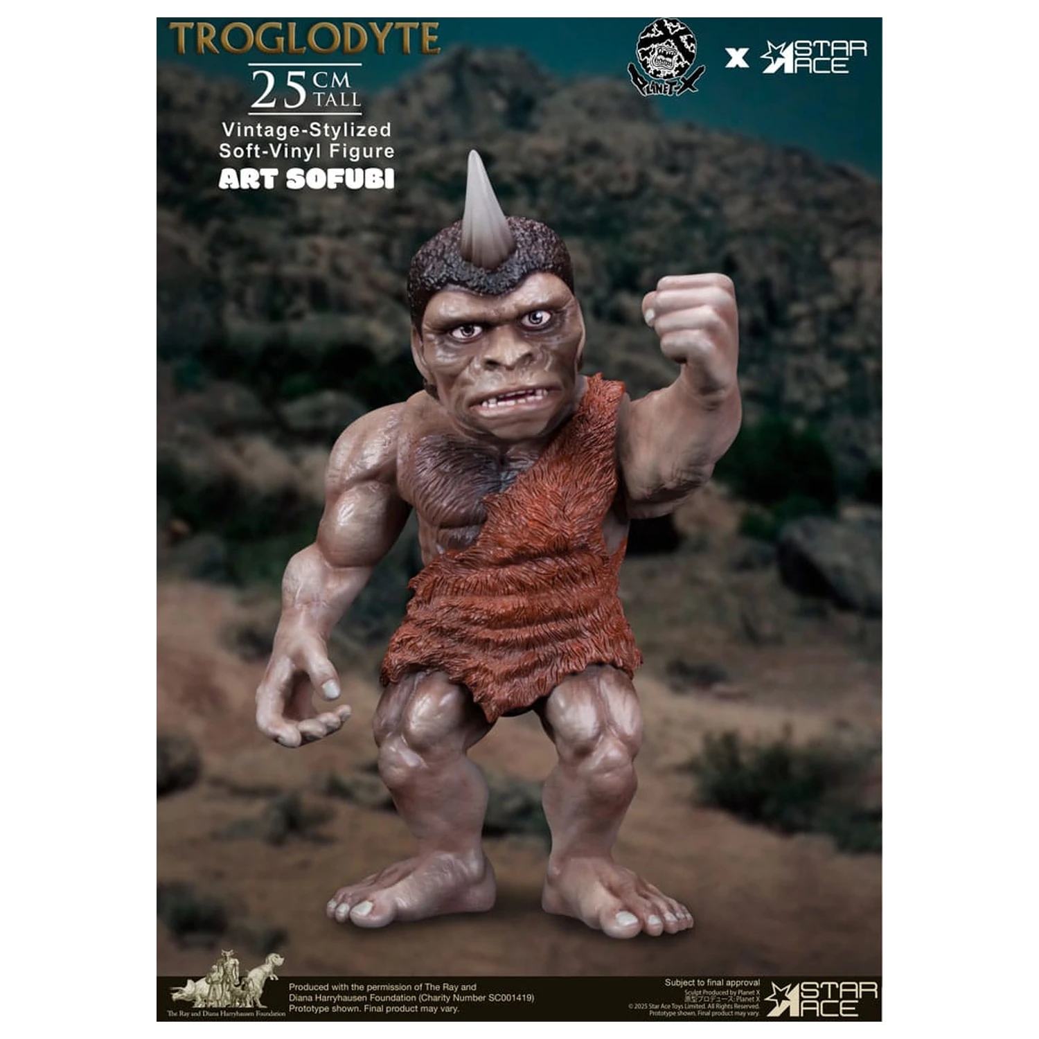 Ray Harryhausen Měkká vinylová socha Troglodyte (Vintage-Style) 25 cm fotografii produktu