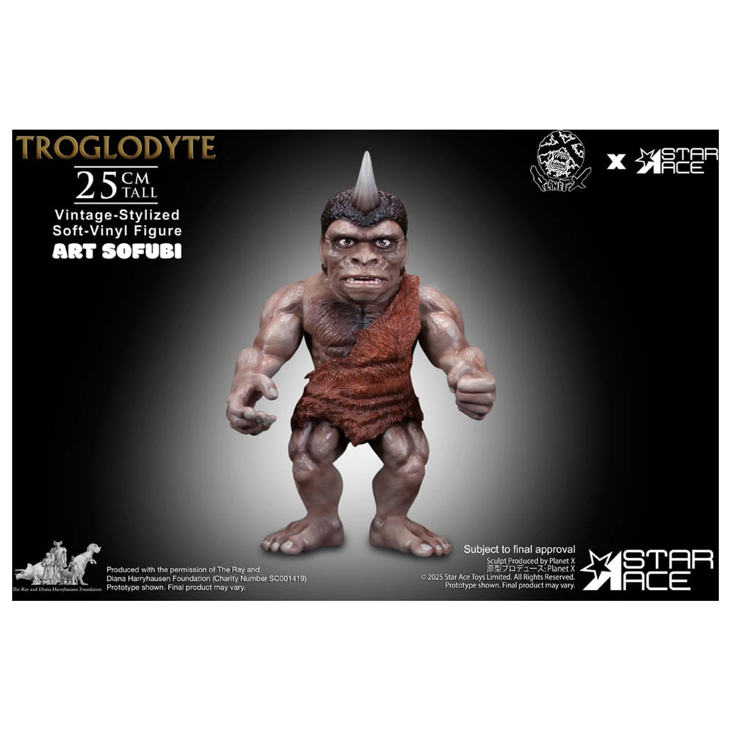 Ray Harryhausen Měkká vinylová socha Troglodyte (Vintage-Style) 25 cm fotografii produktu