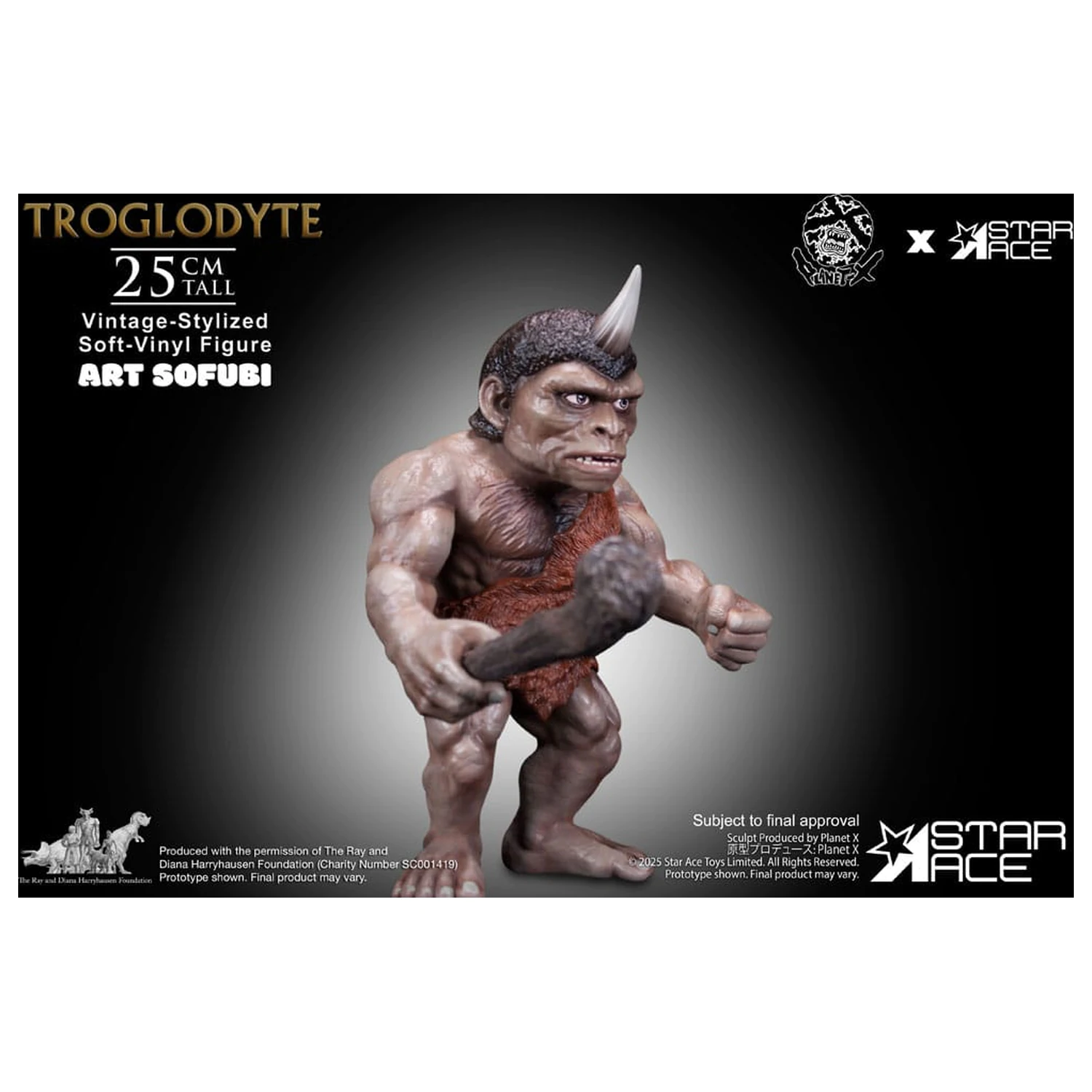 Ray Harryhausen Měkká vinylová socha Troglodyte (Vintage-Style) 25 cm fotografii produktu
