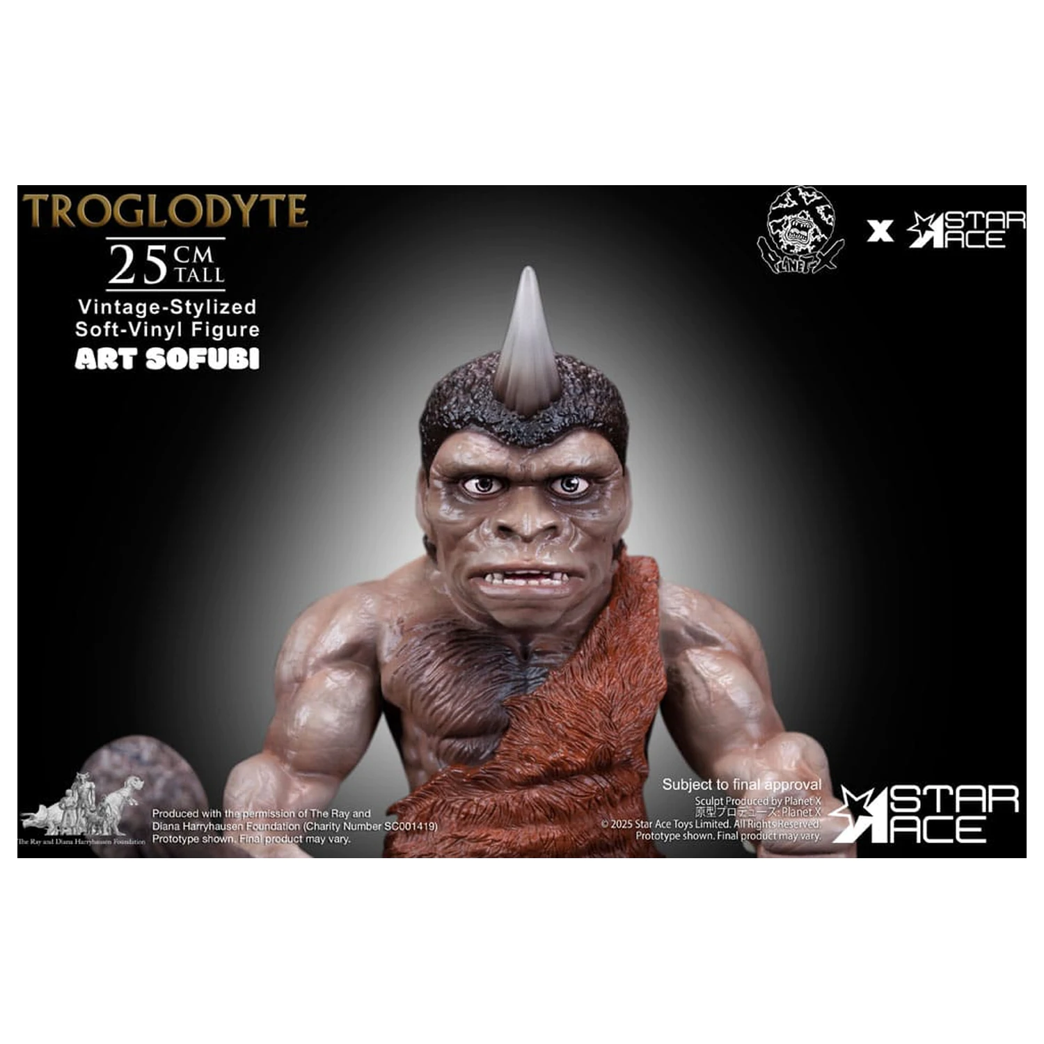 Ray Harryhausen Měkká vinylová socha Troglodyte (Vintage-Style) 25 cm fotografii produktu