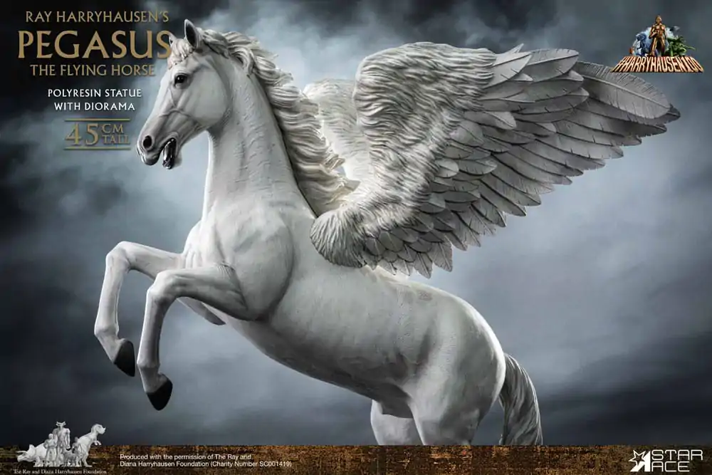 Ray Harryhausen Socha Pegasus: Létající Kůň 2.0 Deluxe Verze 45 cm fotografii produktu