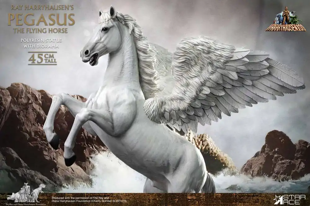 Ray Harryhausen Socha Pegasus: Létající Kůň 2.0 Deluxe Verze 45 cm fotografii produktu